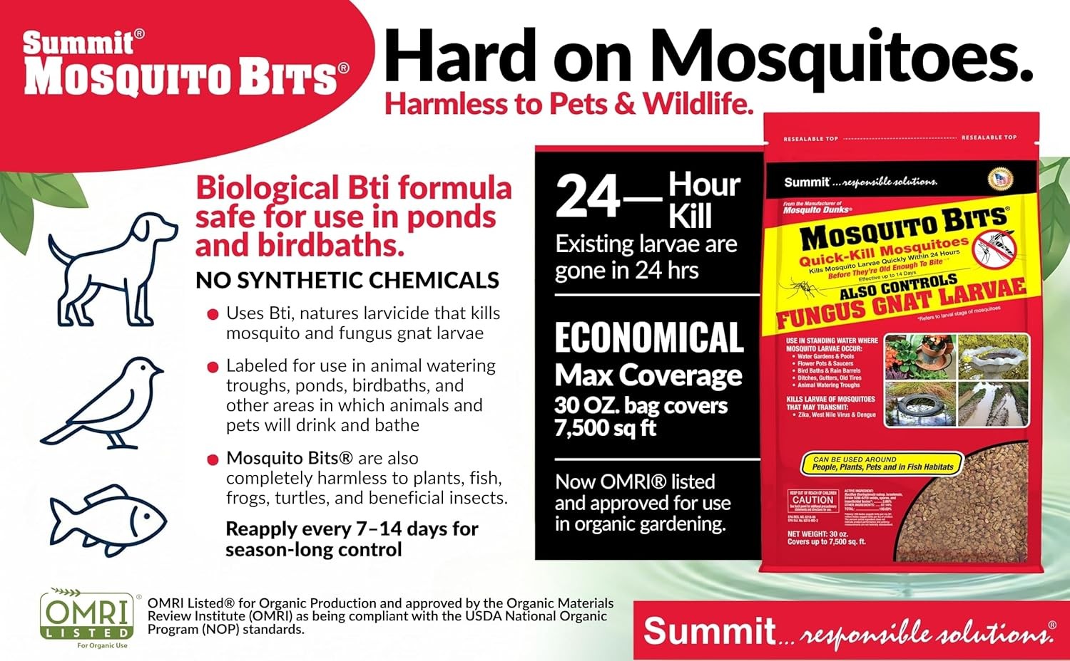 CHEMICAL CO 117-6 30OZ Mosquito Bits