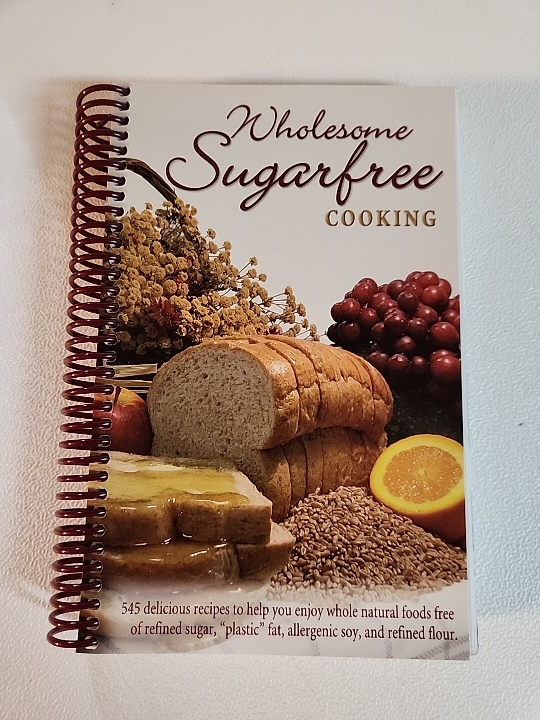 Wholesome Sugarfree Cookbook Cooking Cook Book 545 Recipes 280 Pages 2008