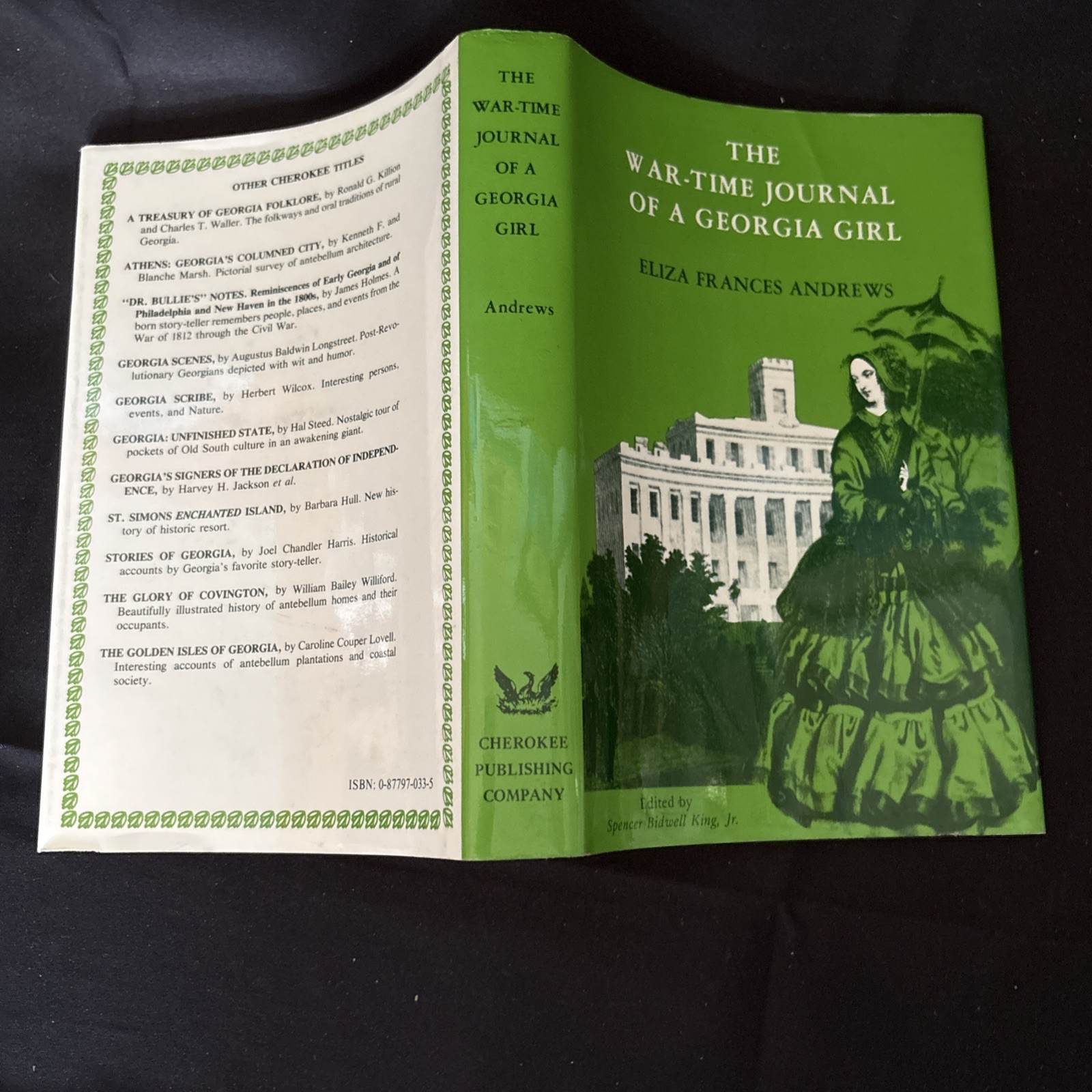 The War-Time Journal Of A Georgia Girl 1864-1865 Eliza Francis Andrews 1976 HB