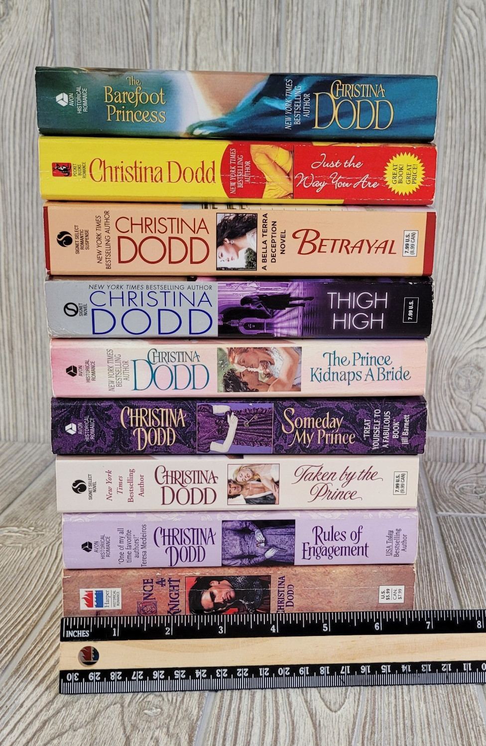 Christina Dodd Romance Novels Lot of 10 Misc Paperback 1990’s-2000’s