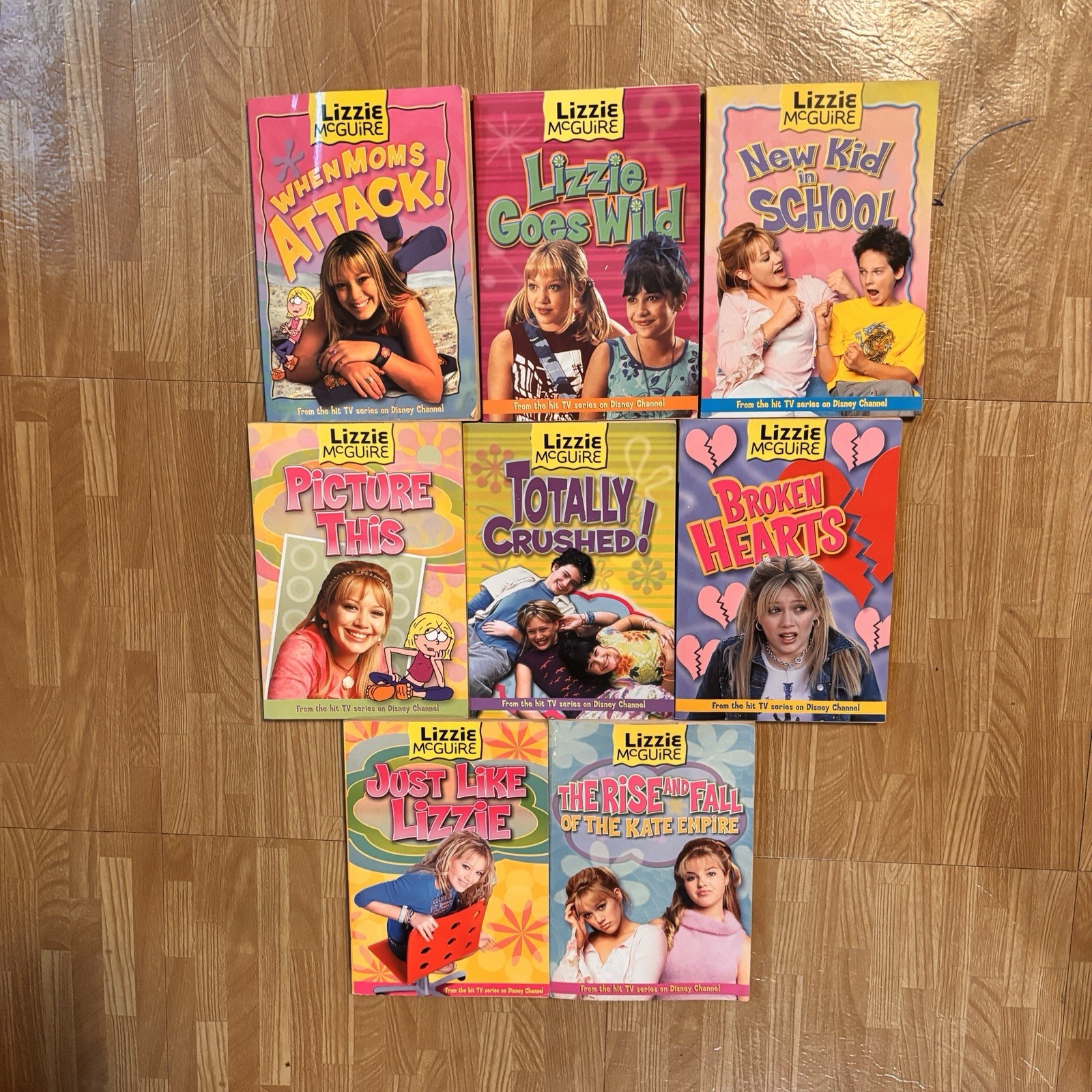 Lizzie Mcguire 2000’s Bundle Lot of 8 Paperback Mysteries TV Disney