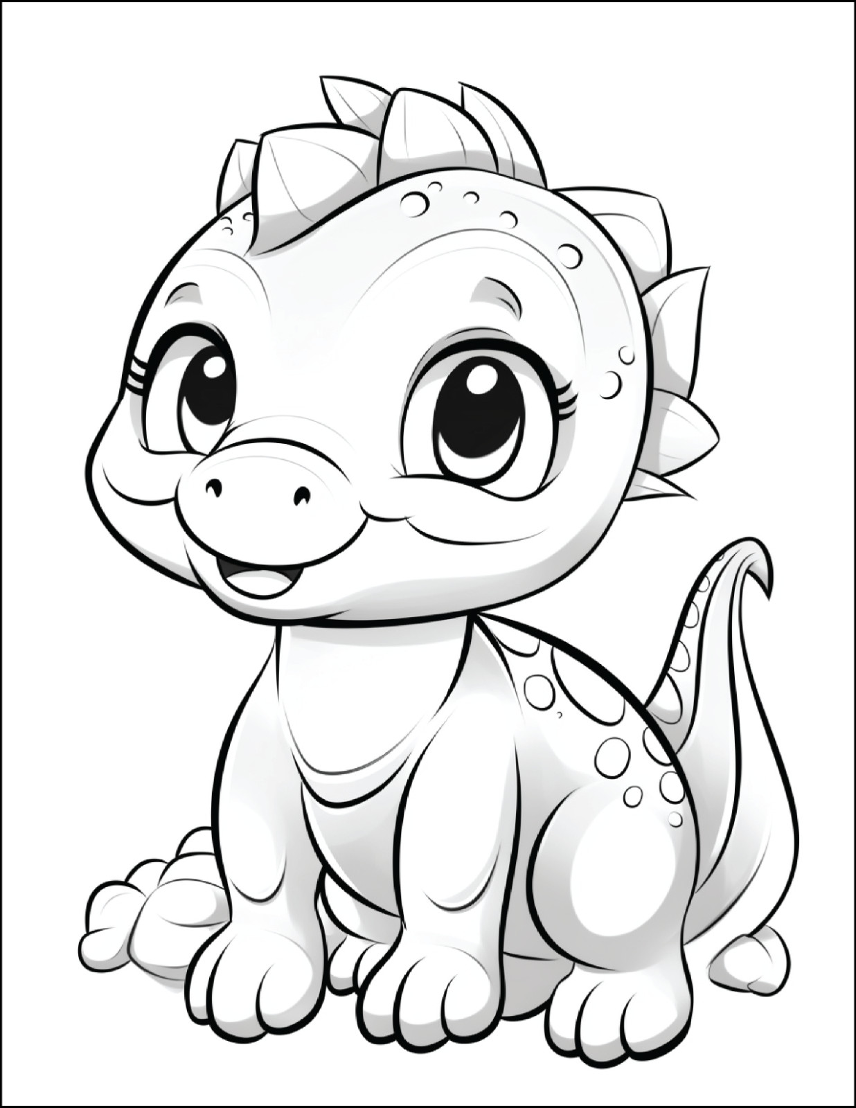 NEw Baby Dinosaur Coloring Book – Fun & Educational Activity for Kids A