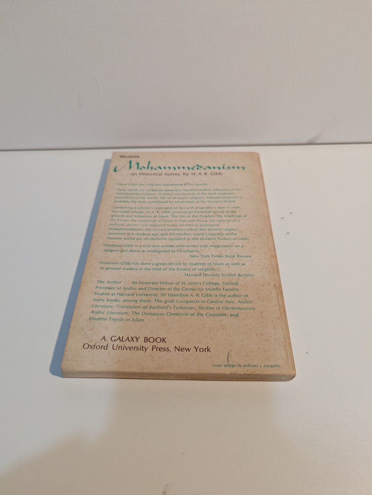 Muhammedanism by H. A. R. Gibb English 1966 Sixth Printing