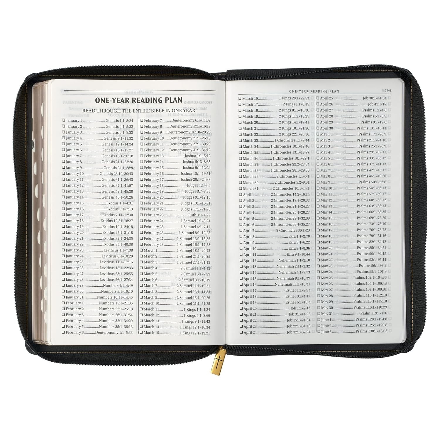 KJV Large Print Thinline Bible Black Zipper Indexed BRAND NEW in Shrink Wrap!!!