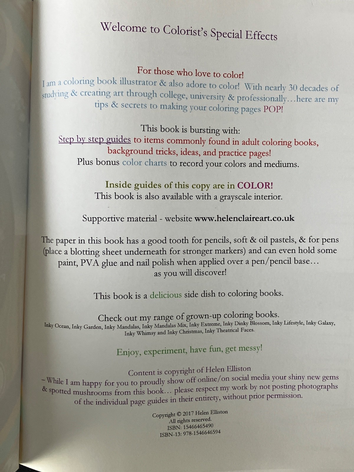 COLORIST’S SPECIAL EFFECTS BY HELEN ELLISTON. STEP BY GUIDE GUIDES TO COLORING.