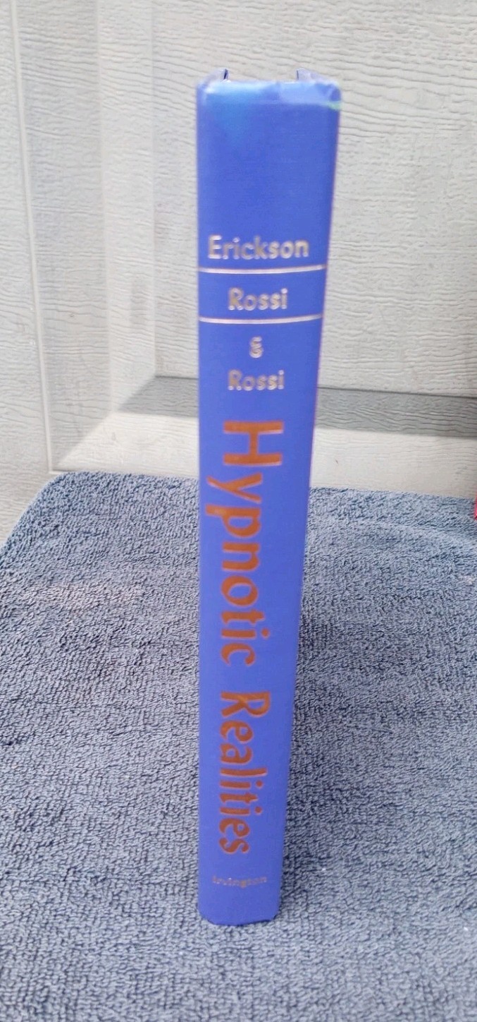 1976 HYPNOTIC REALITIES Hardcover Milton Erickson Clean Pages Fst Ship