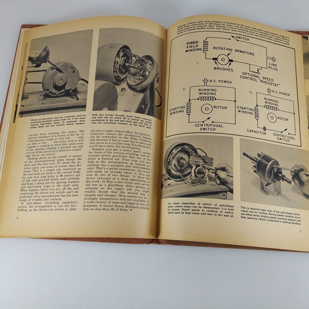 Handy Man’s Electrical Repairs Handbook by Robert Hertzberg 1955 Arco Pub. HCDJ