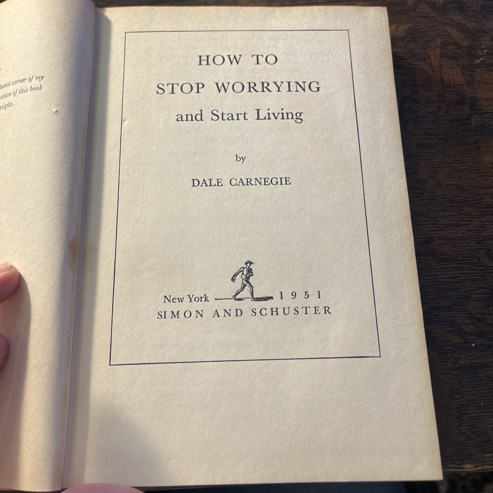 Dale Carnegie Vintage 2-Book Lot How To Win Friends Stop Worrying Hardcover DJ