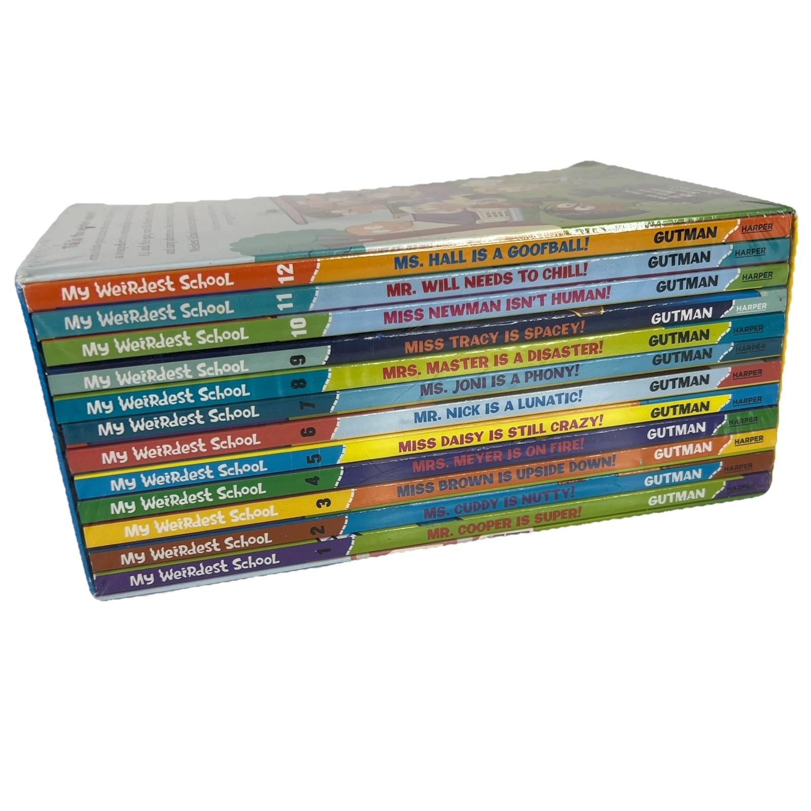 My Weirdest School 12-Book Box Set Books Bundle 1-12 Dan Gutman Jim Paillot READ