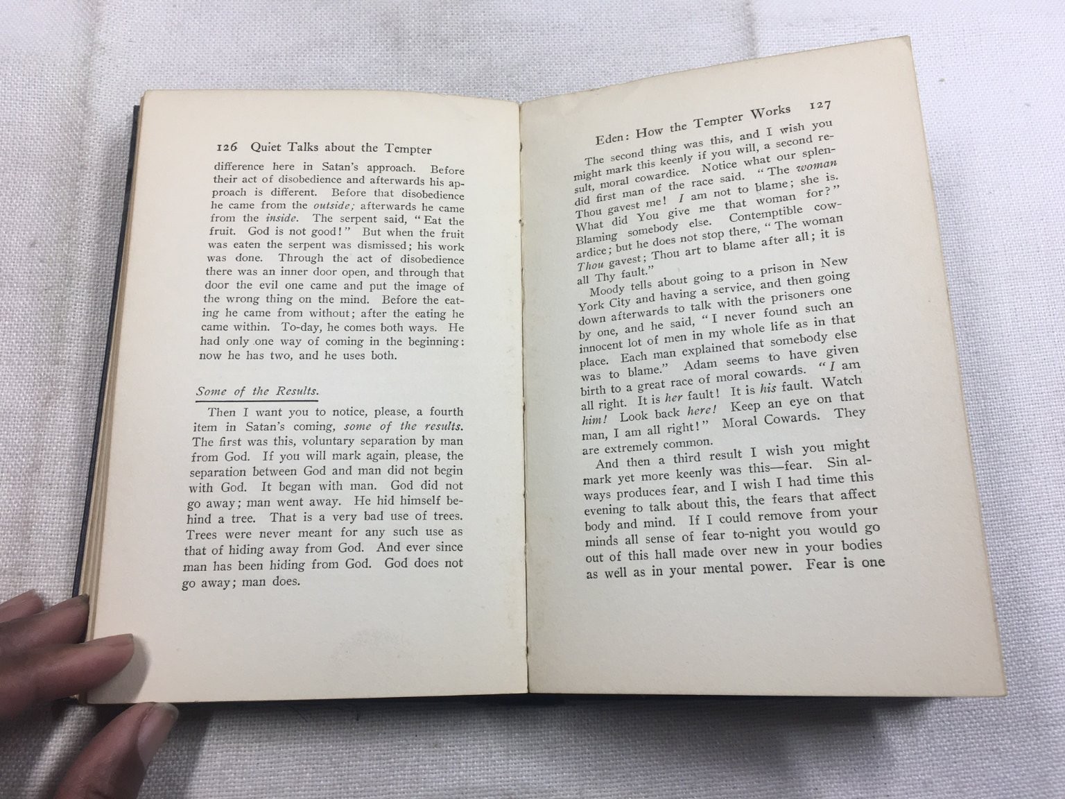 Quiet Talks about the Tempter S.D. Gordon 1910 Religious Christian Revell