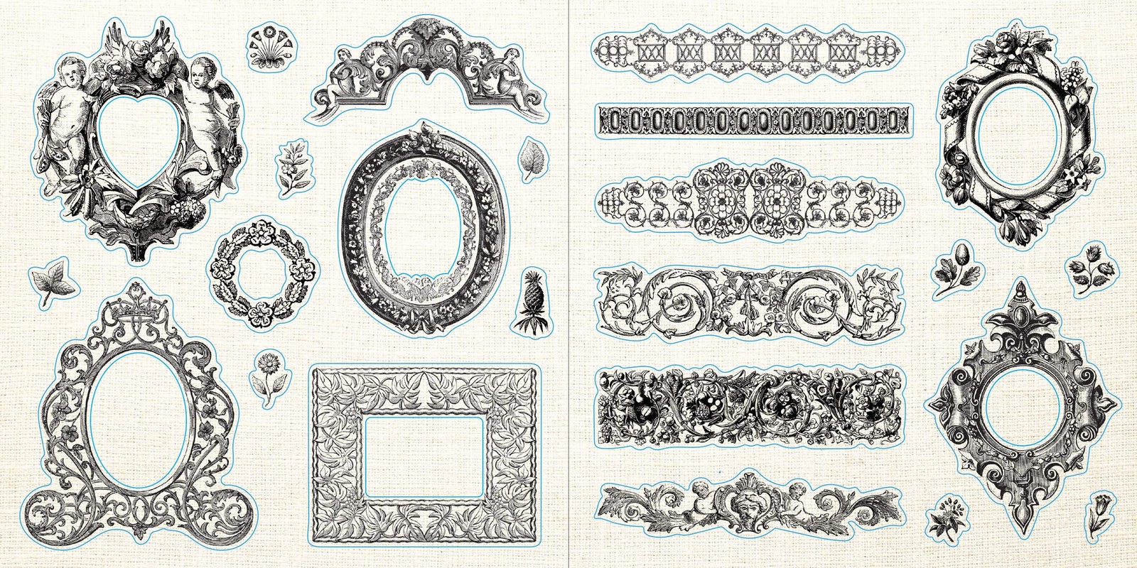 Loads of Ephemera Sticker Book (Over 580 stickers!)