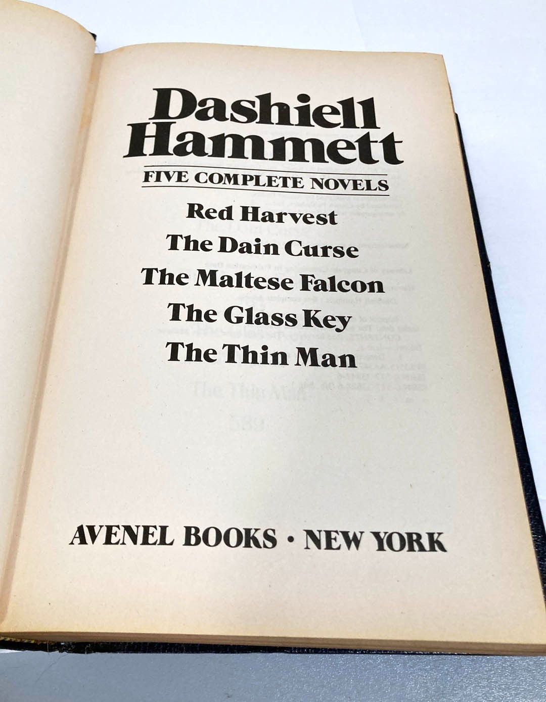 THE NOVELS OF DASHIELL HAMMETT 5-in-1 Hardcover RED HARVEST THIN MAN DAIN CURSE+