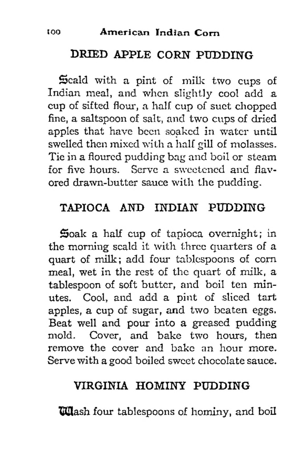 1917 American Indian Corn Cook Book 150 Ways to Prepare and Cook It 150 Pages