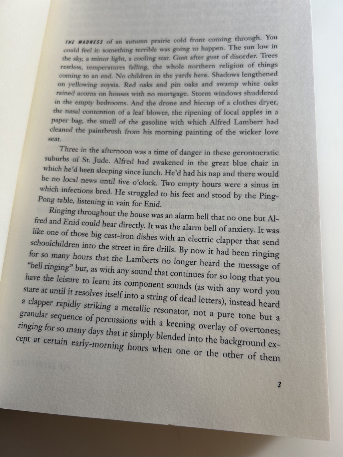 The Corrections Jonathan Franzen Hardcover 2001 1st Ed 2928s