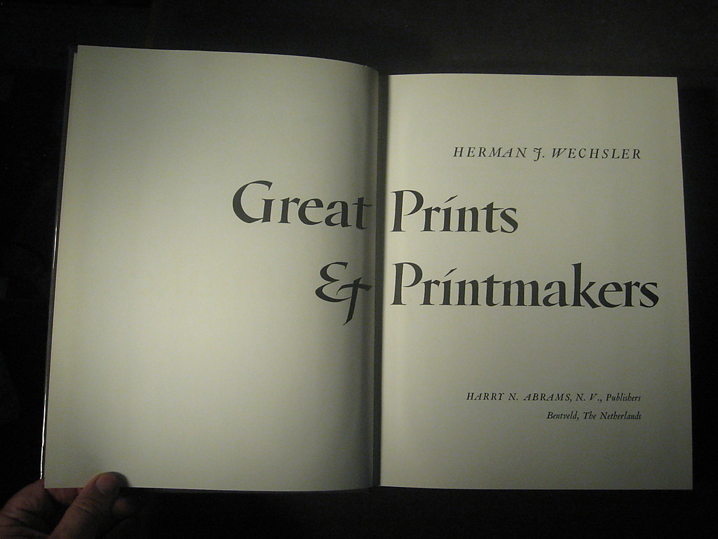 GREAT PRINTS & PRINTMAKERS 1967 w/ Original Clear Dust Jacket