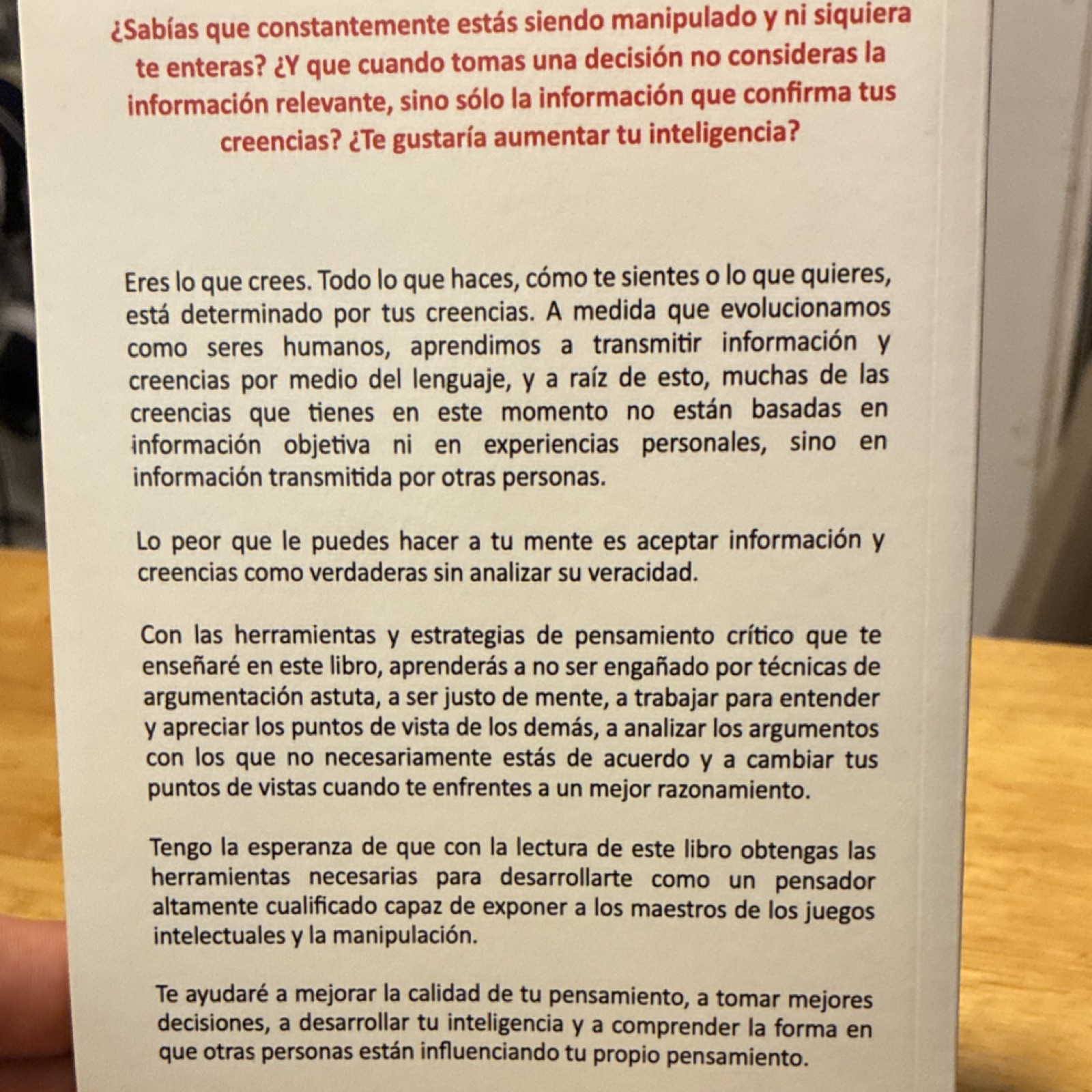 Steve Allen Domina Tu Mente Paperback Spanish Self-Help Logic Skepticism Adults