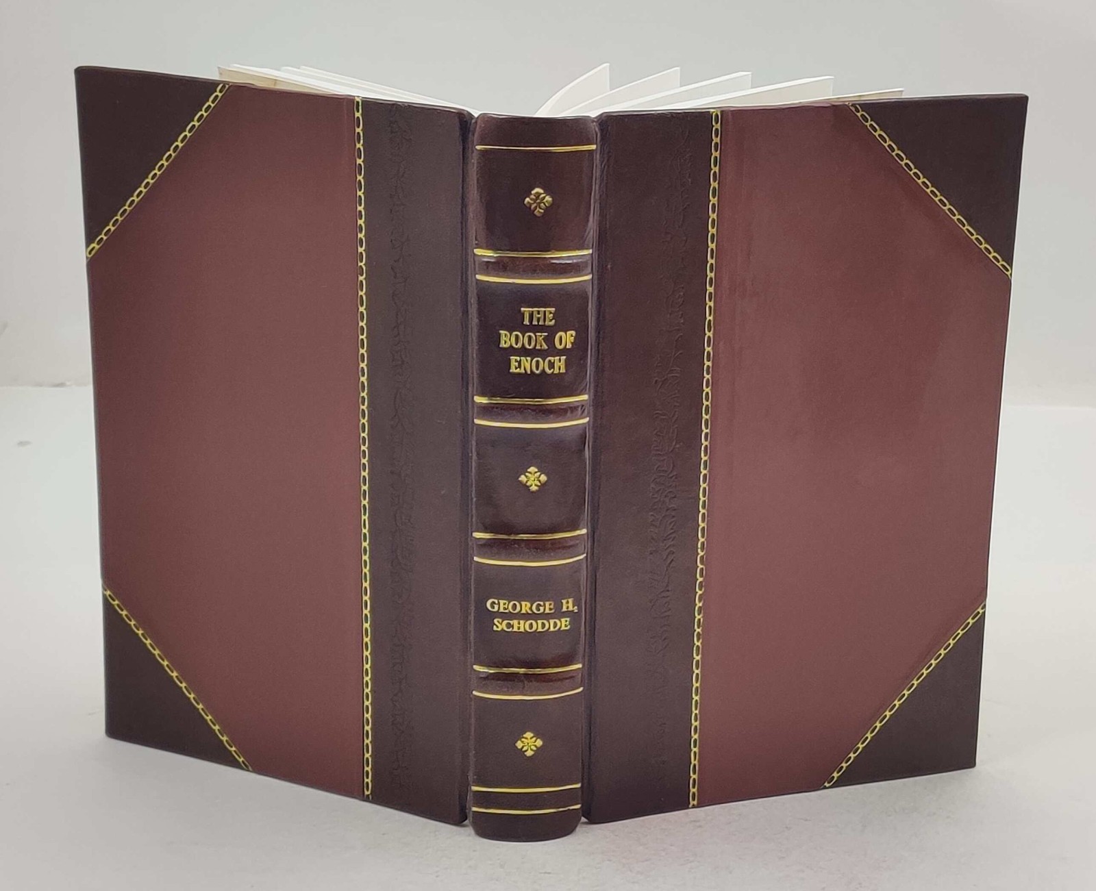 The Book of Enoch 1882 by George H. Schodde [Leather Crafted]