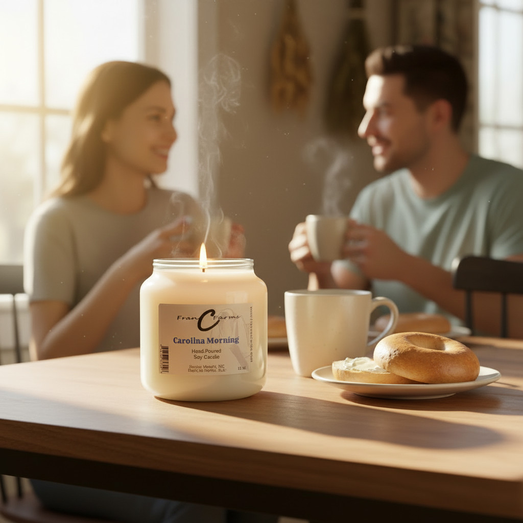 Carolina Morning Soy Candle – 18 oz. Apothecary Jar