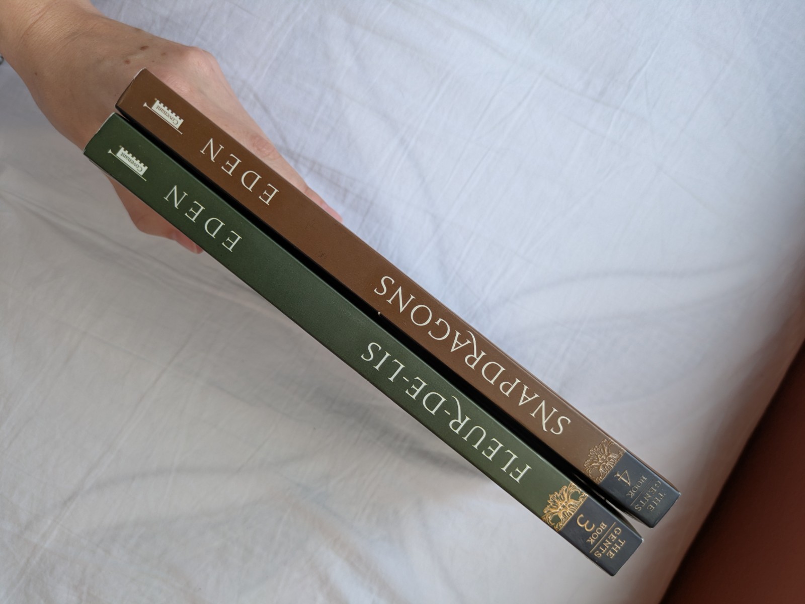 Lot 2 NEW PB Fleur de Lis & Snapdragons (The Gents, #3,4) by Sarah M. Eden