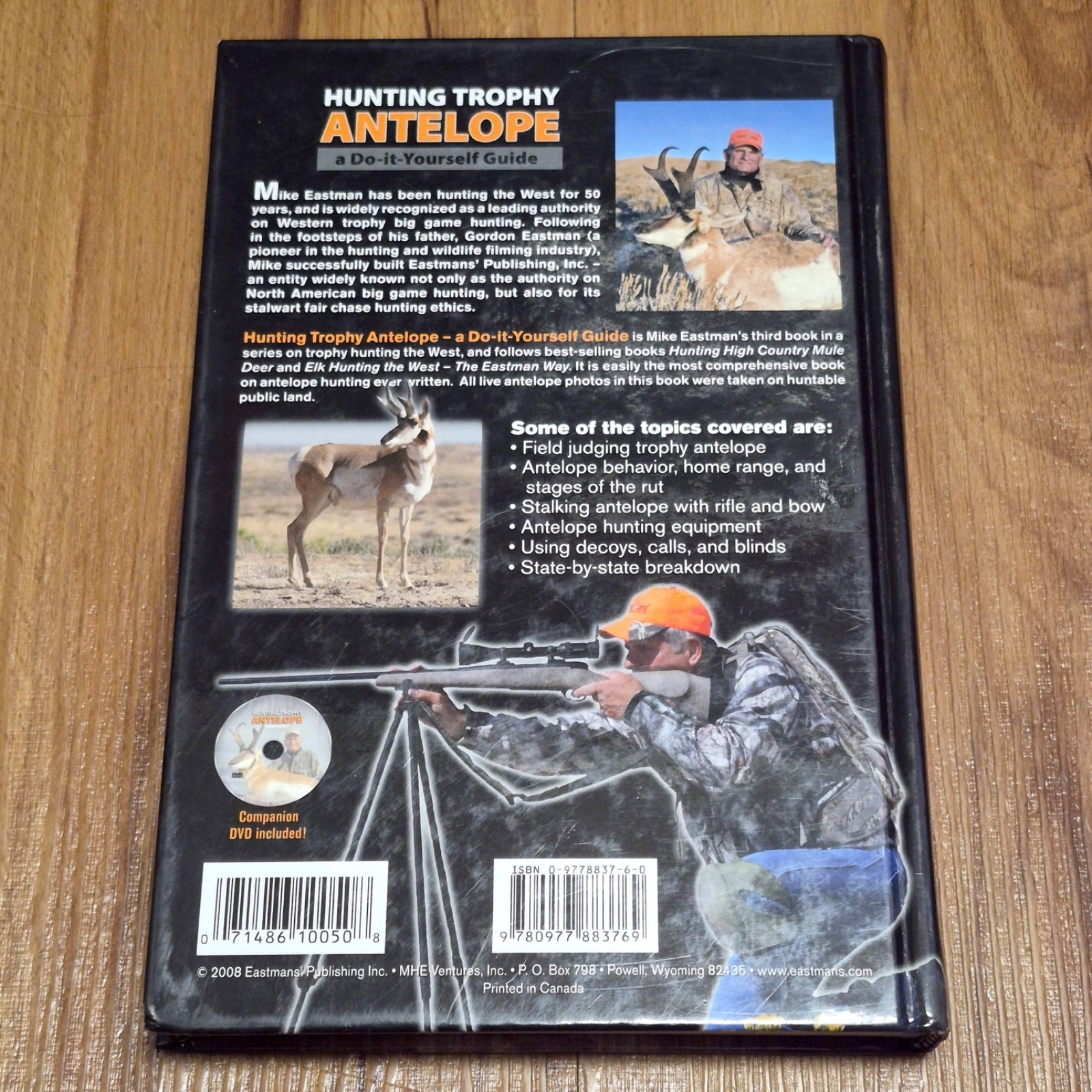 🔥 HUNTING TROPHY ANTELOPE A Do-It Yourself Guide by Mike Eastman – Hardcover