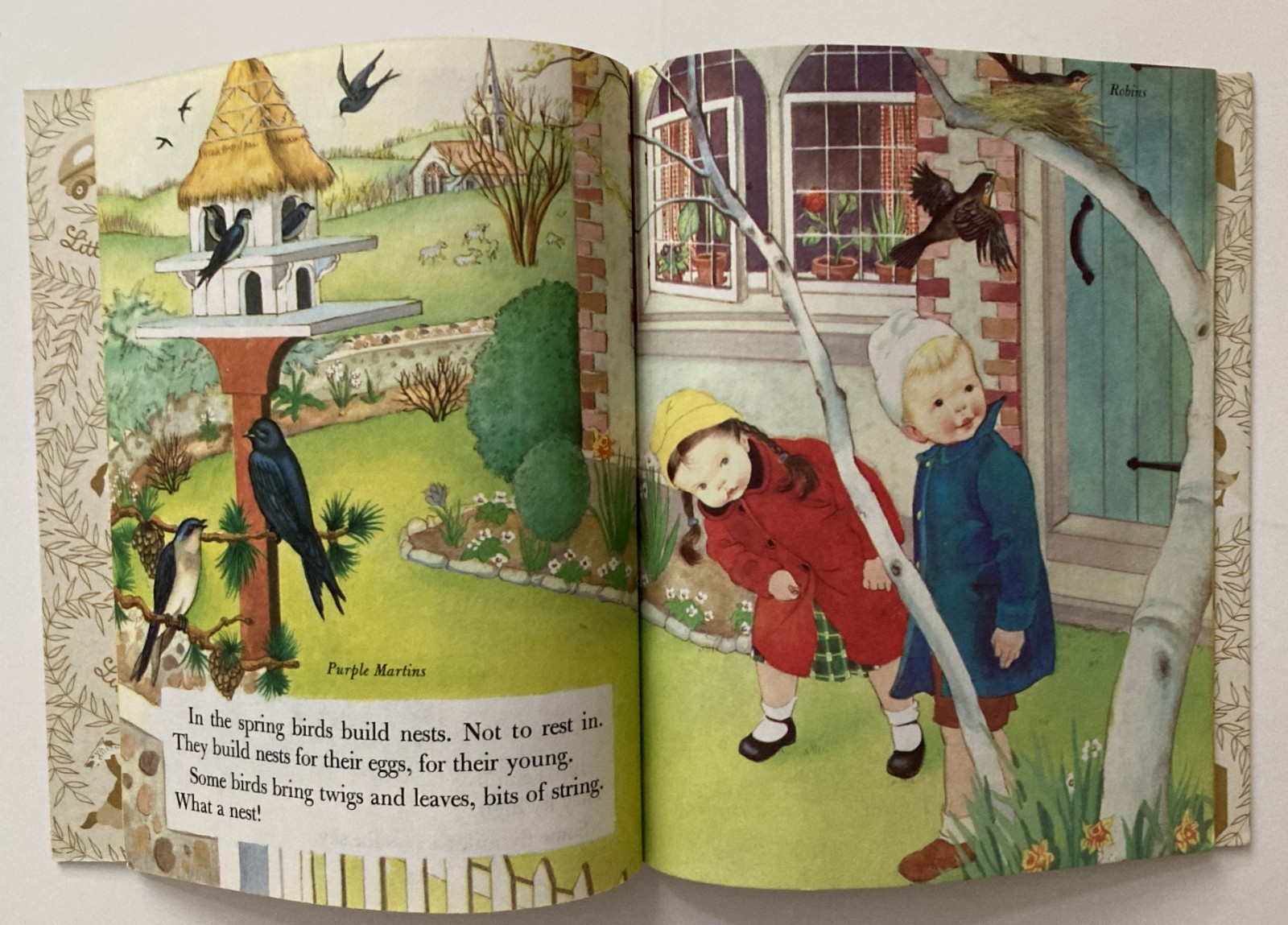 VTG Eloise Wilkin Little Golden Book Lot 4 1980s Where Did the Baby Go New Birds