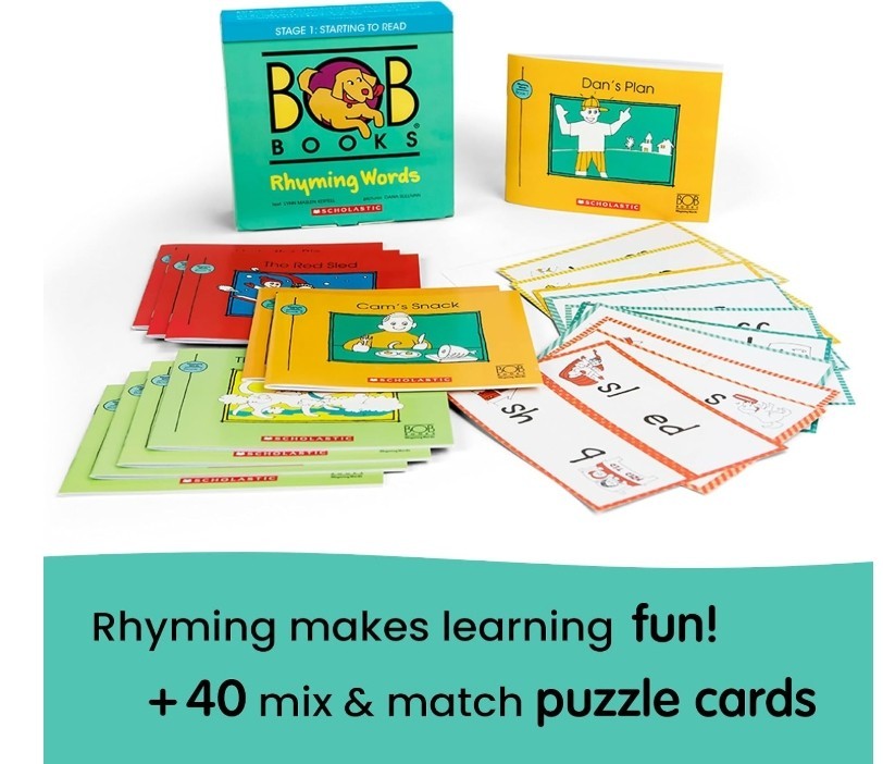 Learn to Read Bundle – Stage 1 with 4 Phonics Box Sets, 3 Workbooks, Flashcards