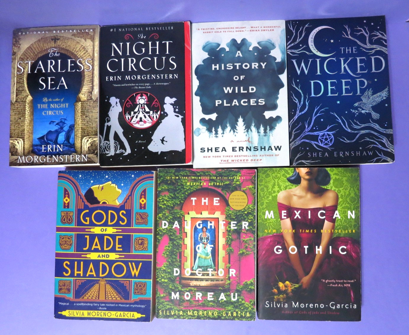 Lot of Fantasy/Horror: Silvia Moreno-Garcia/Shea Ernshaw/Erin Morgenstern 7 TPBs