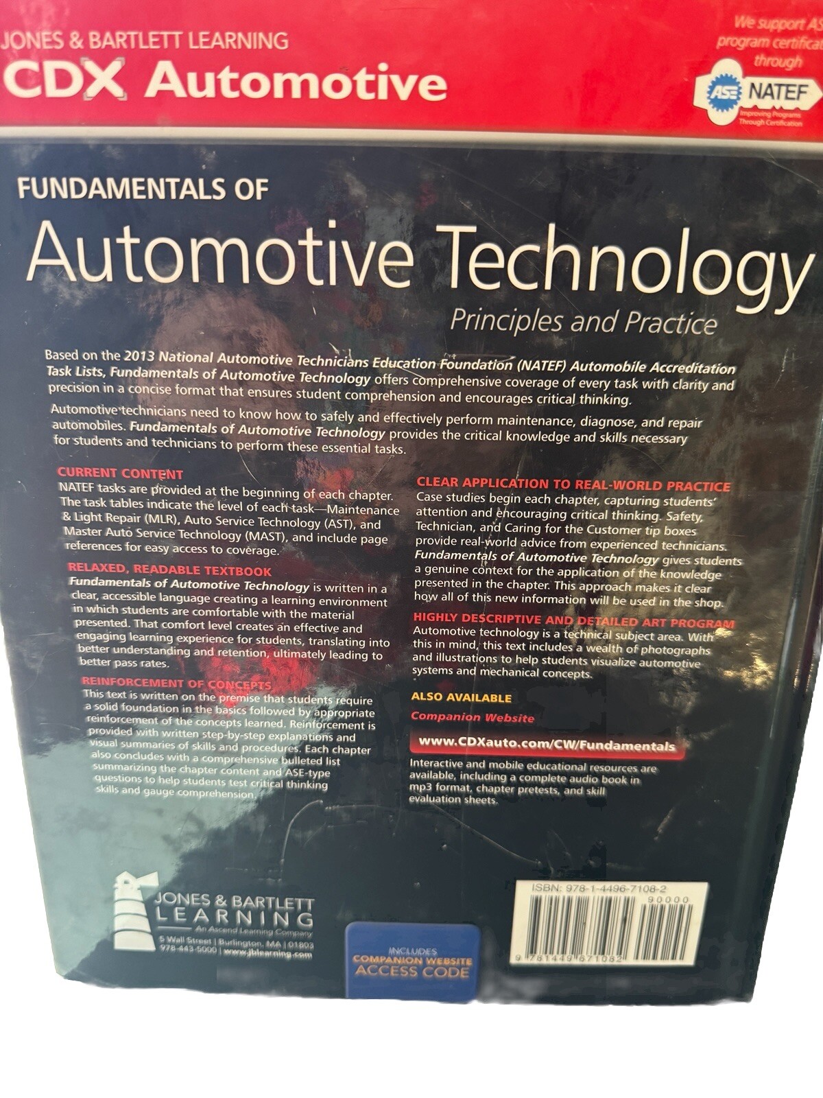 Fundamentals of Automotive Technology by CDX Automotive