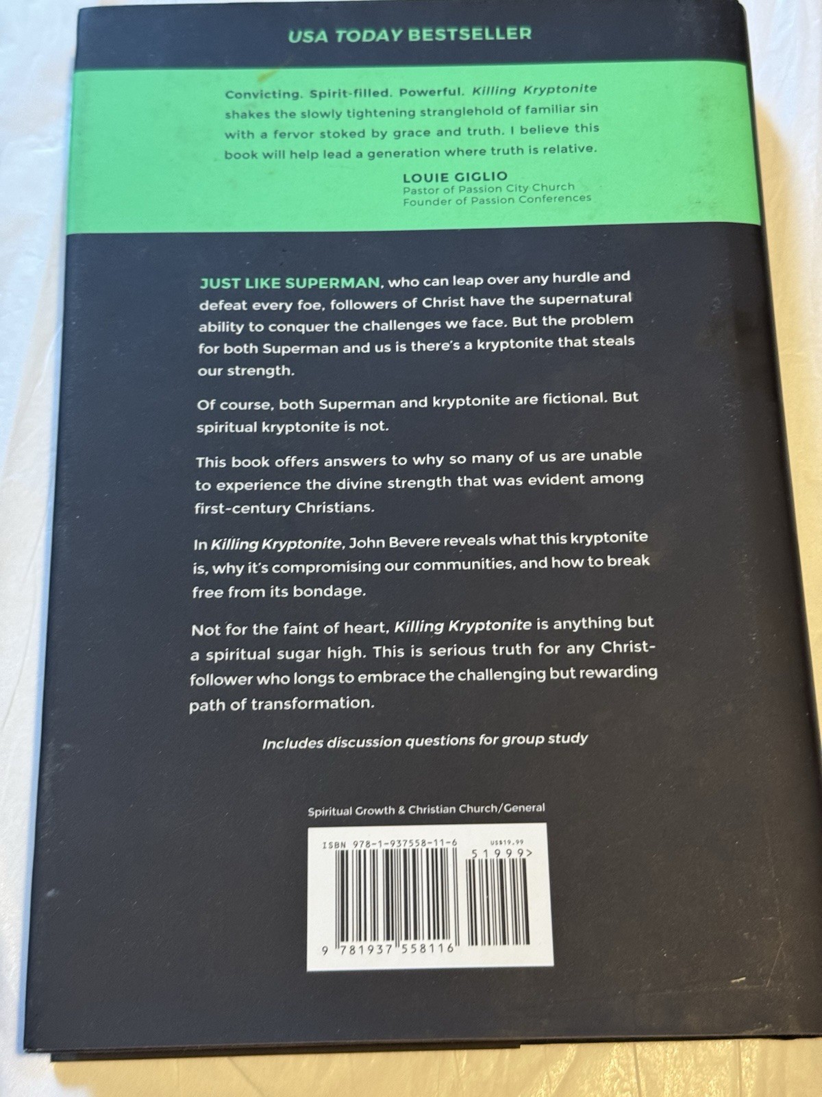 Killing Kryptonite: Destroy What Steals Your Strength by Bevere, John