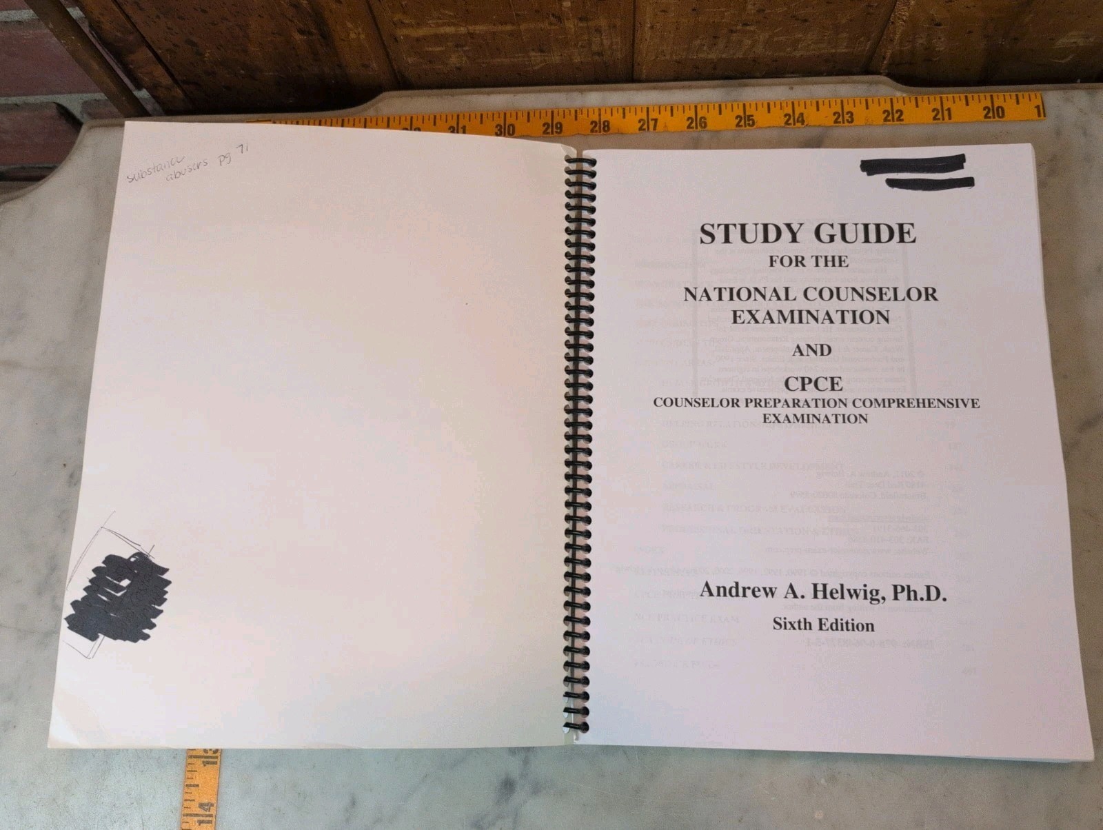 Study Guide for the National Counselor Examination and CPCE Helwig 6th Edition