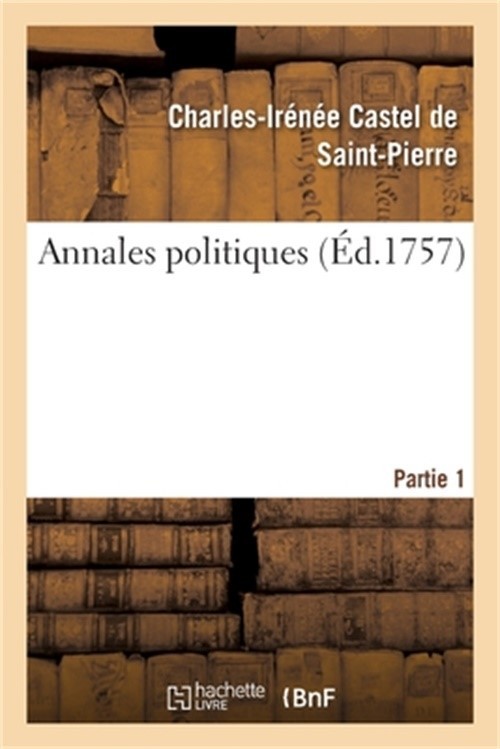 Annales Politiques. Partie 1 (Paperback or Softback)