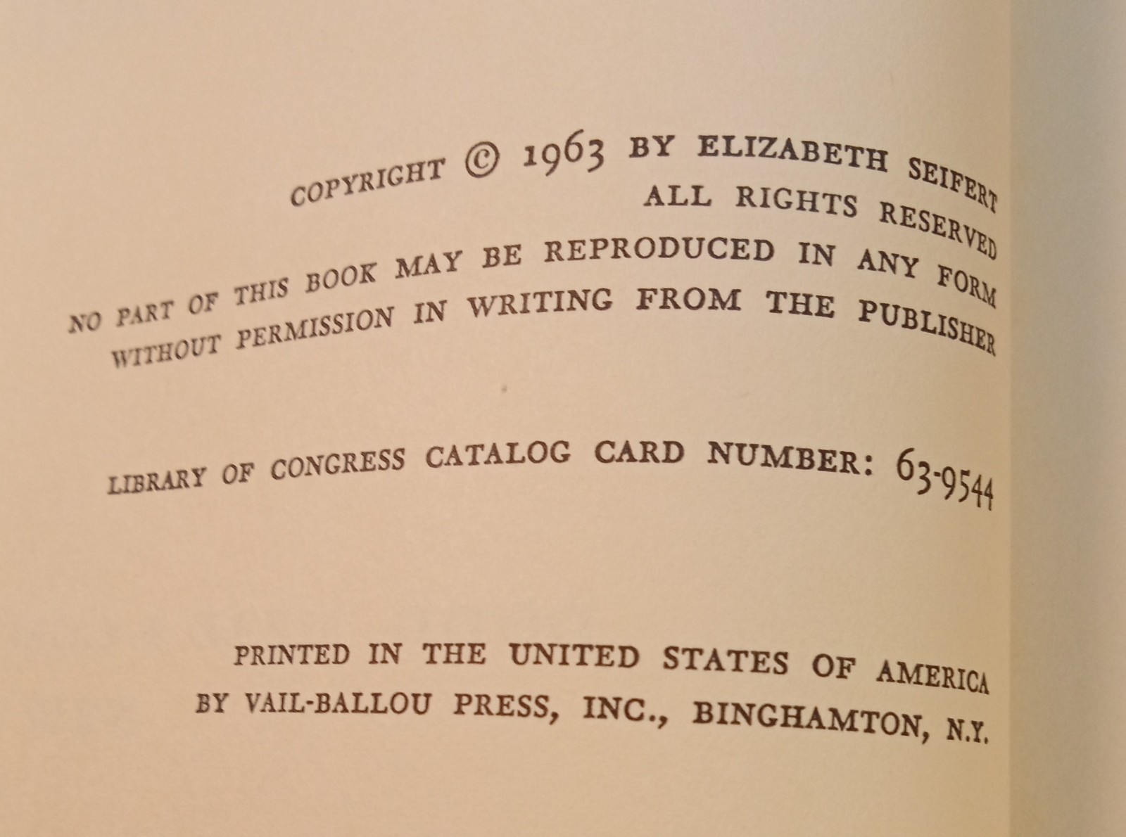 “Legacy For A Doctor” Novel. Vgt 1963. Elizabeth Seifert. 272 Pages. Sad Dust…