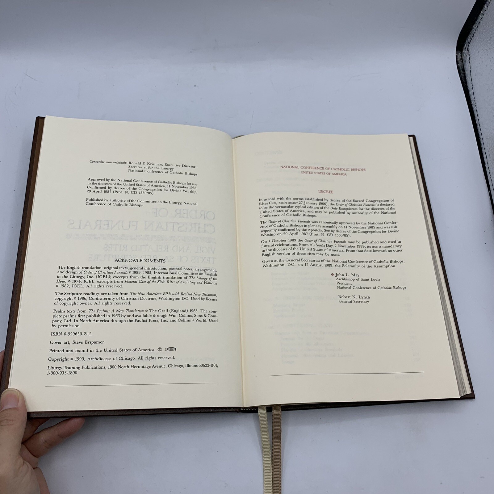 Order of Christian Funerals: Rite of Committal 1989 + Vigil & Related Rites 1990
