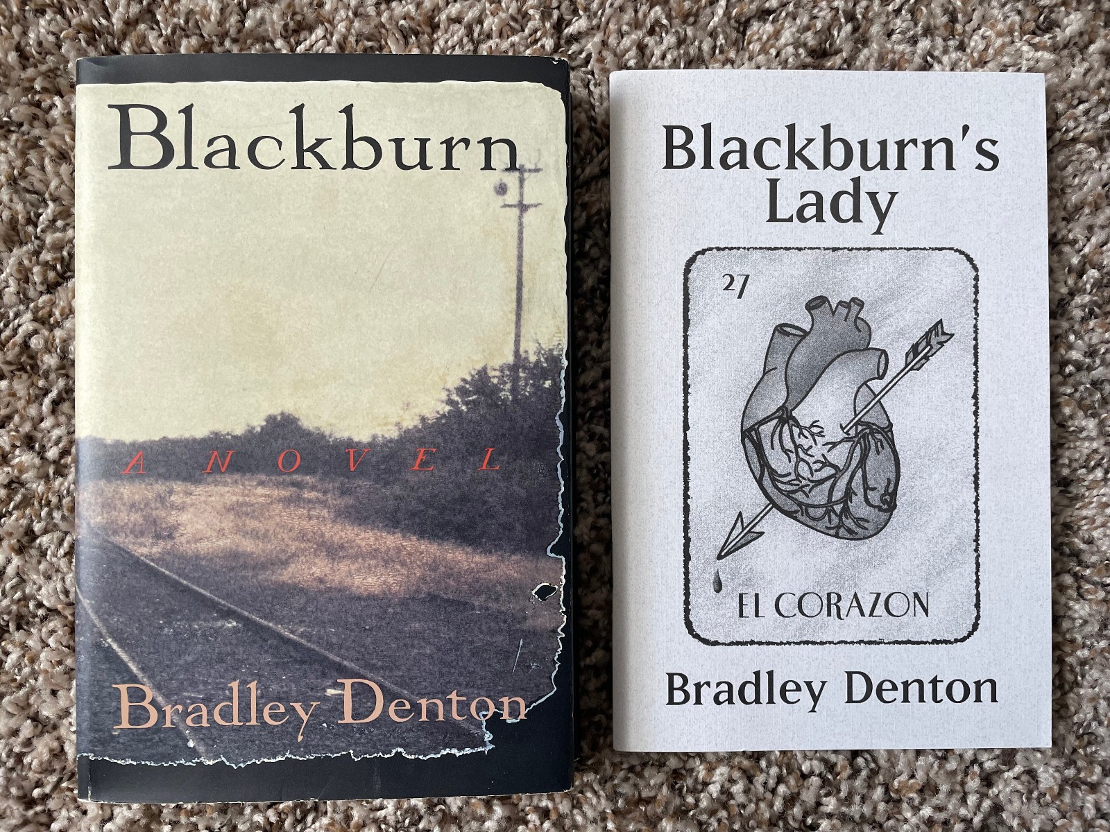 BLACKBURN (St. Martin’s HC) + BLACKBURN’S LADY (Sub Press) Bradley Denton SIGNED