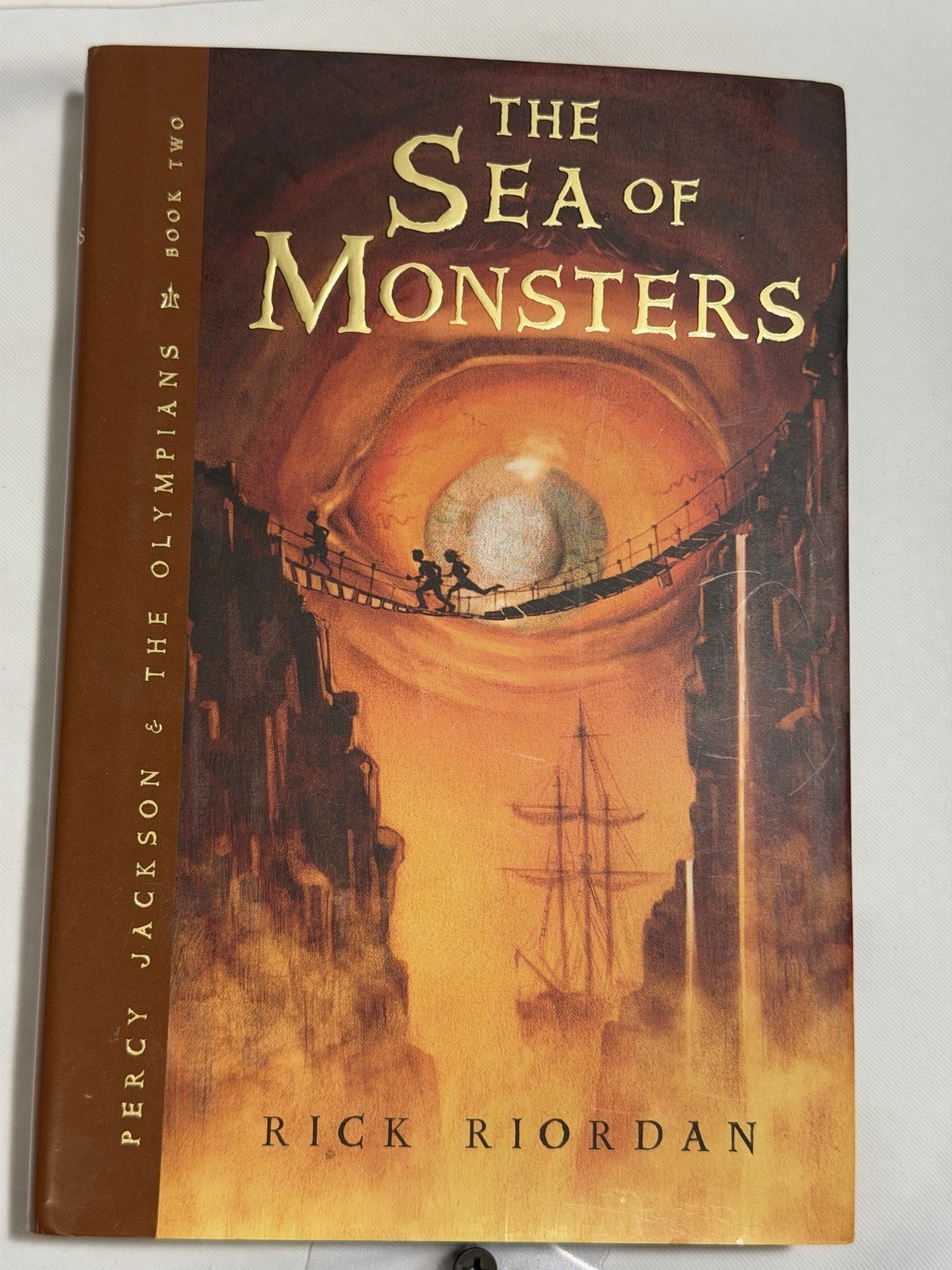 The Sea Of Monsters – Rick Riordan (2006 Hardcover) First Edition/15th, VG Percy