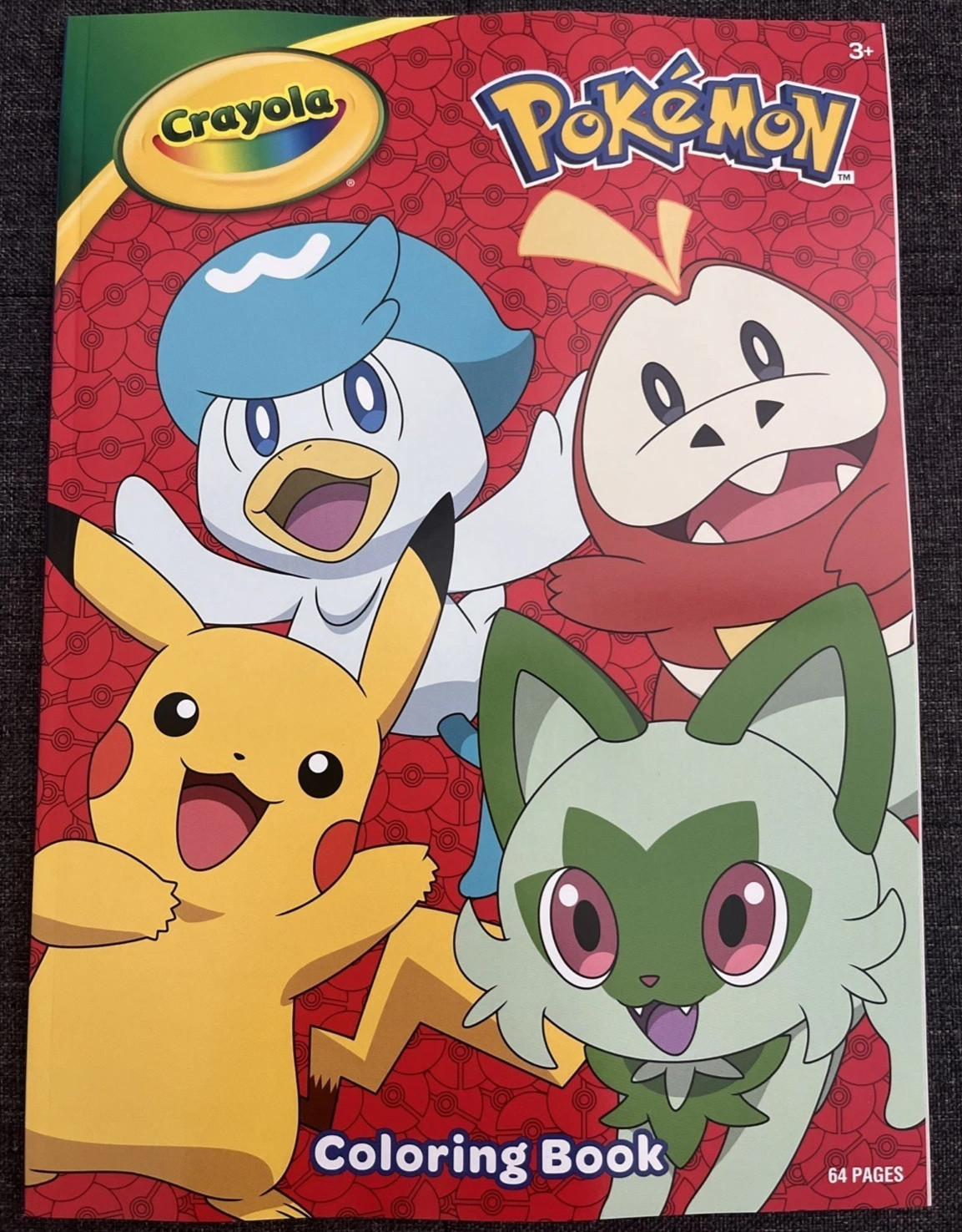 Pokémon Crayola Coloring Book, 64 Pages – Color & Activities