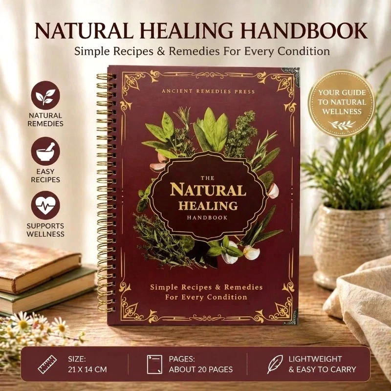 The Natural Healing Handbook Spiral Bound Guide For Herbal Remedies And Natural