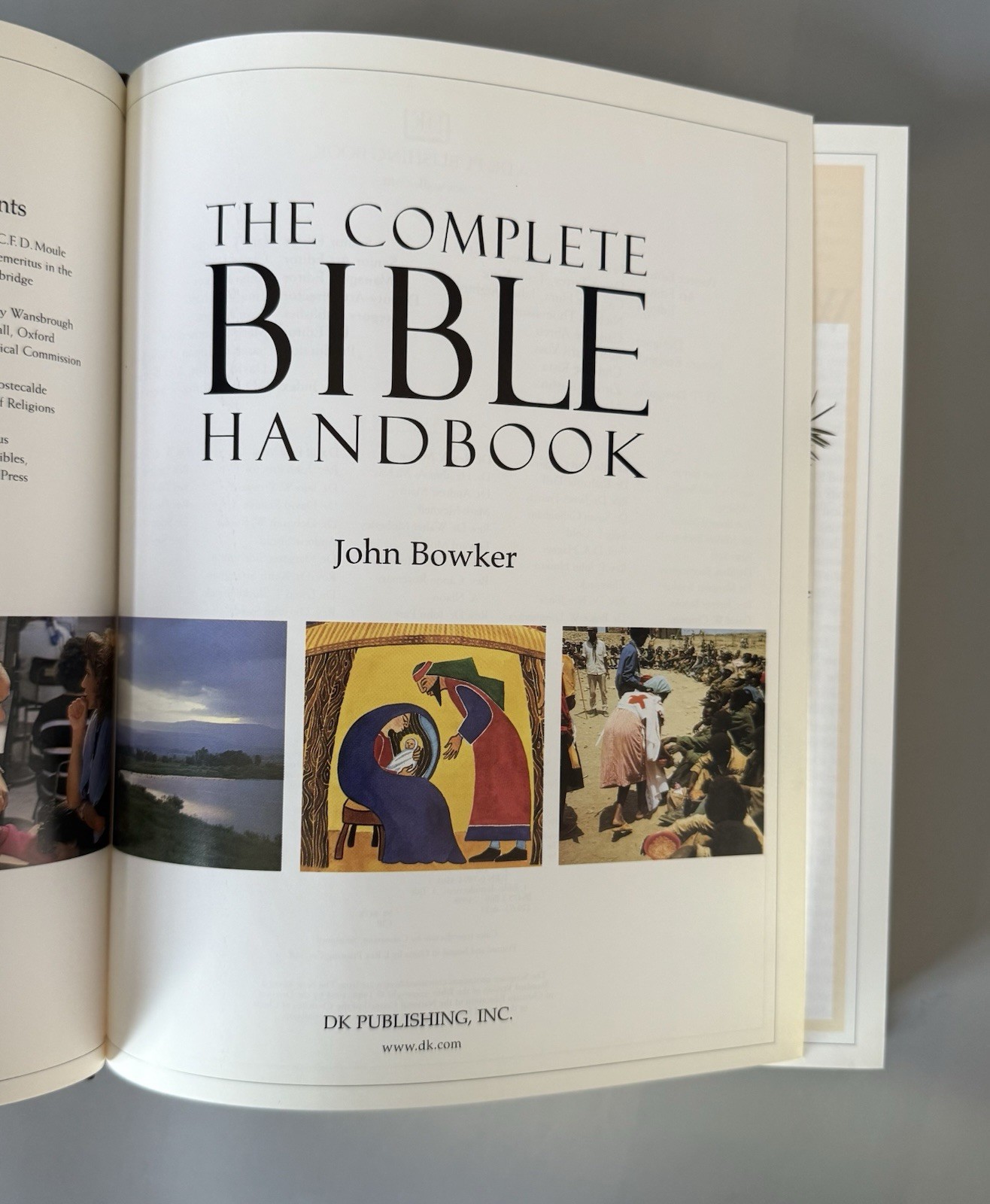 The Complete Bible Handbook by John Bowker — Leather Bound, Hardcover — 1998