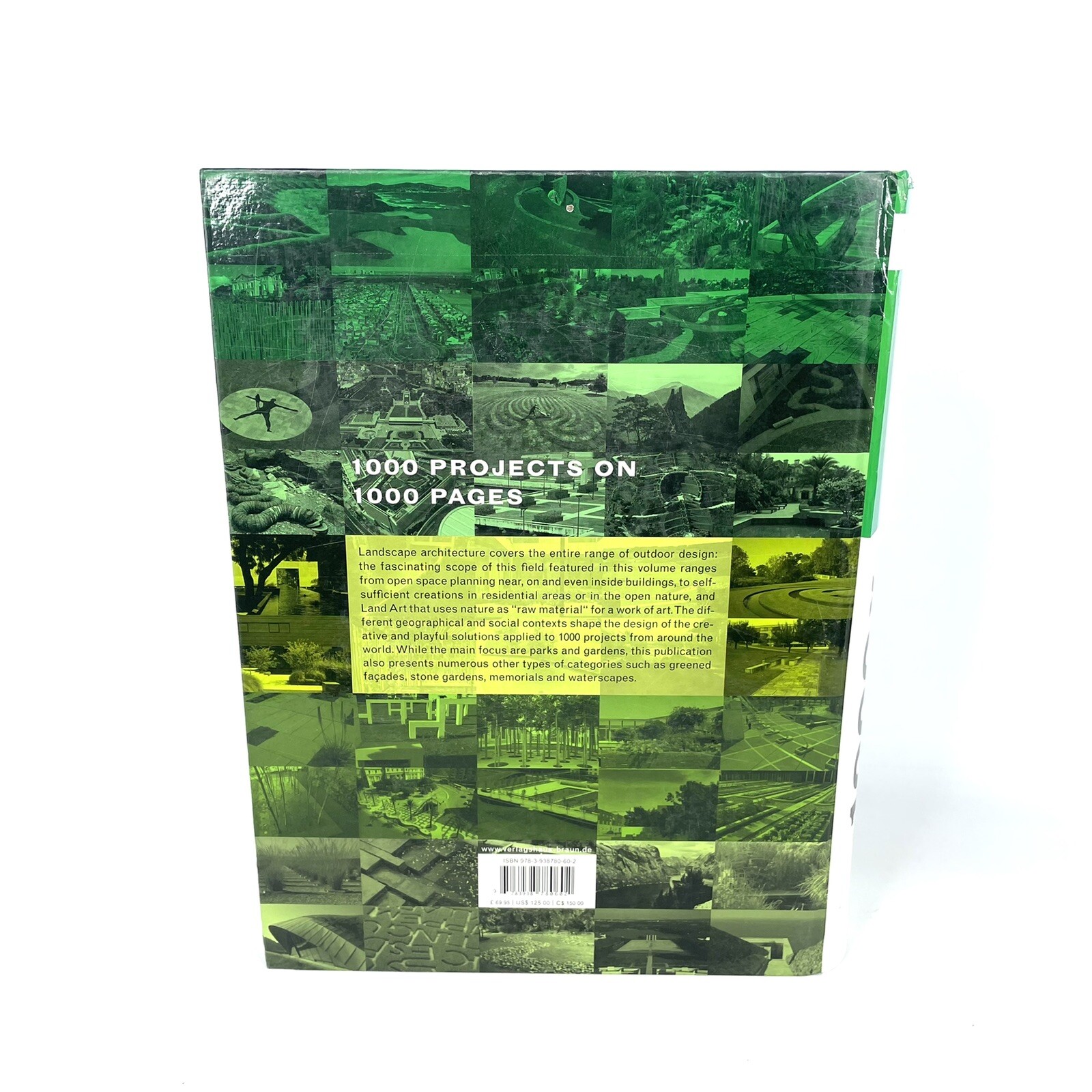 1000 x Landscape Architecture by Braun Braun Publishing 2009 Hardcover Book