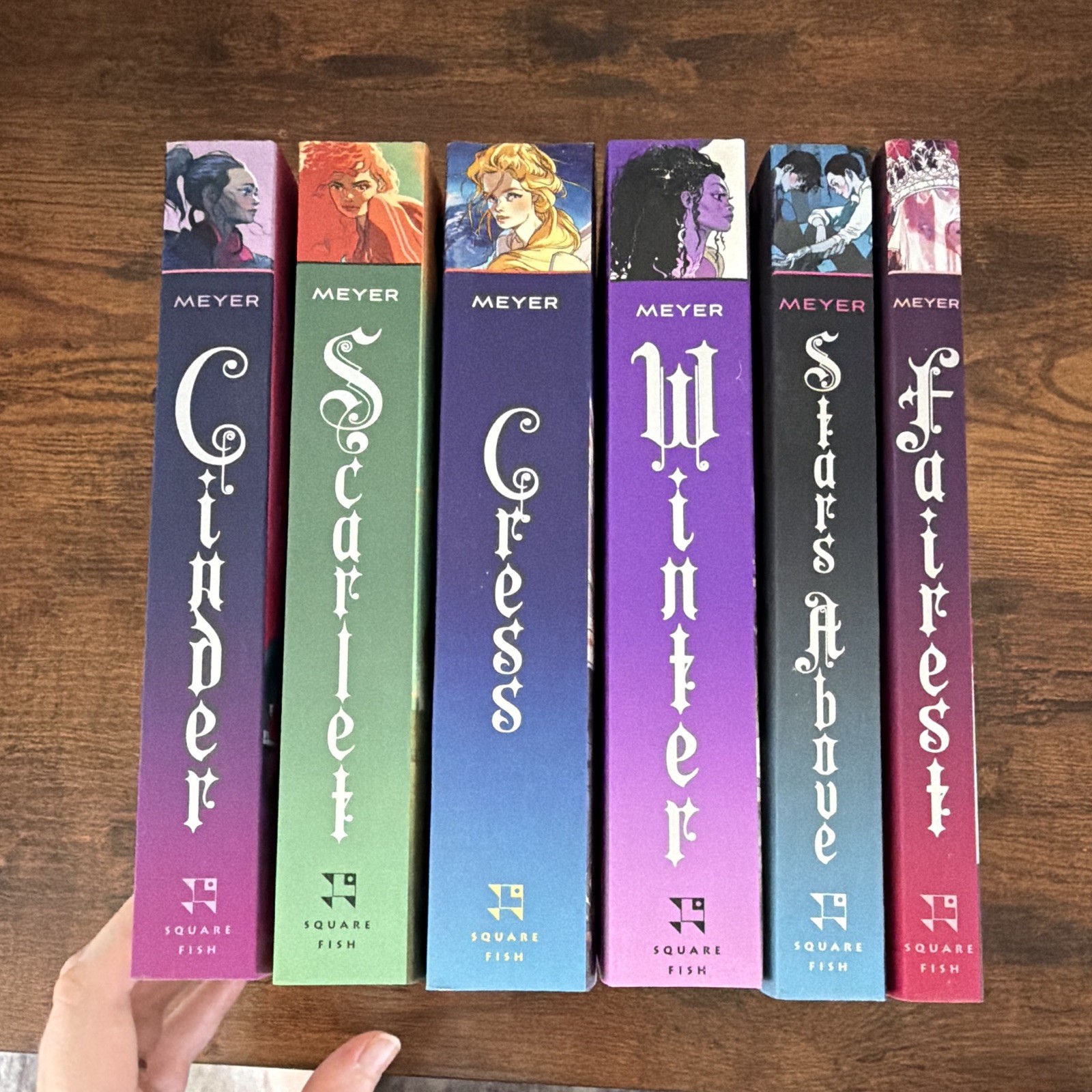Marissa Meyer The Lunar Chronicles Paperback Set Square Fish YA Sci-Fi