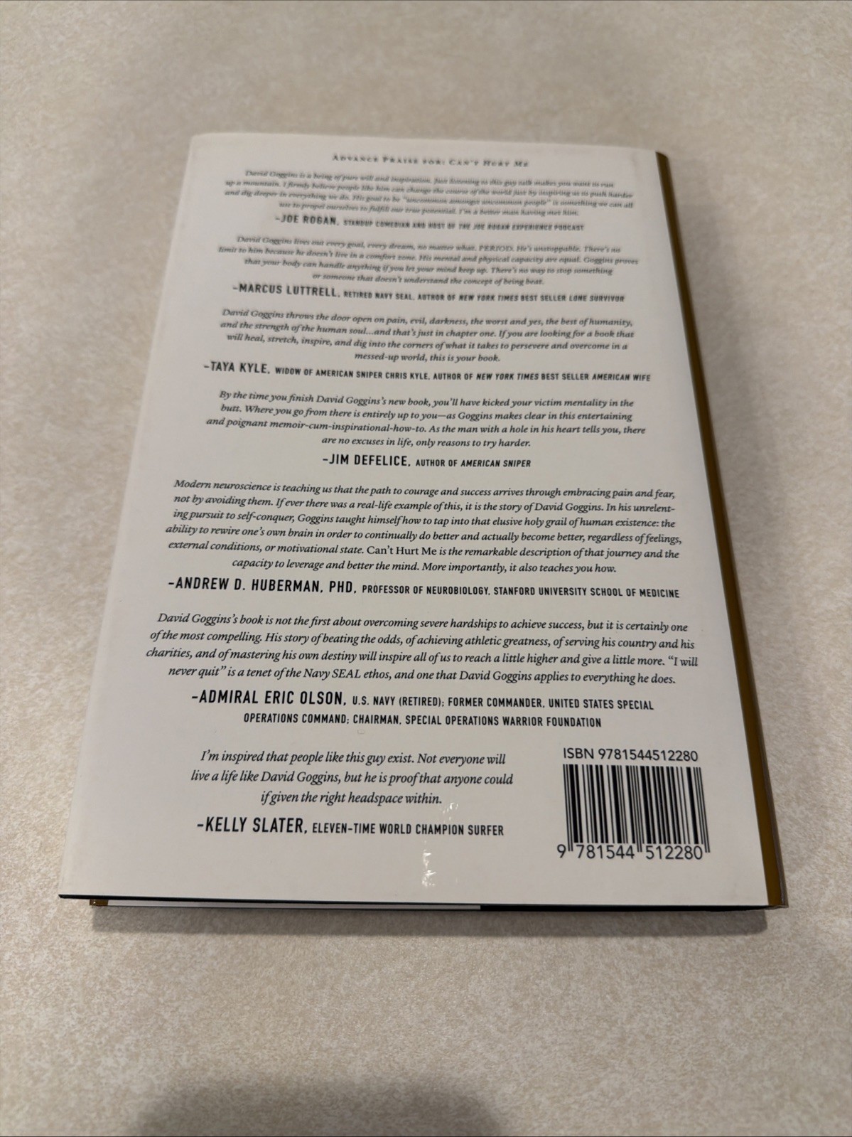 Can’t Hurt Me: Master Your Mind and Defy the Odds by David Goggins (Hardcover)
