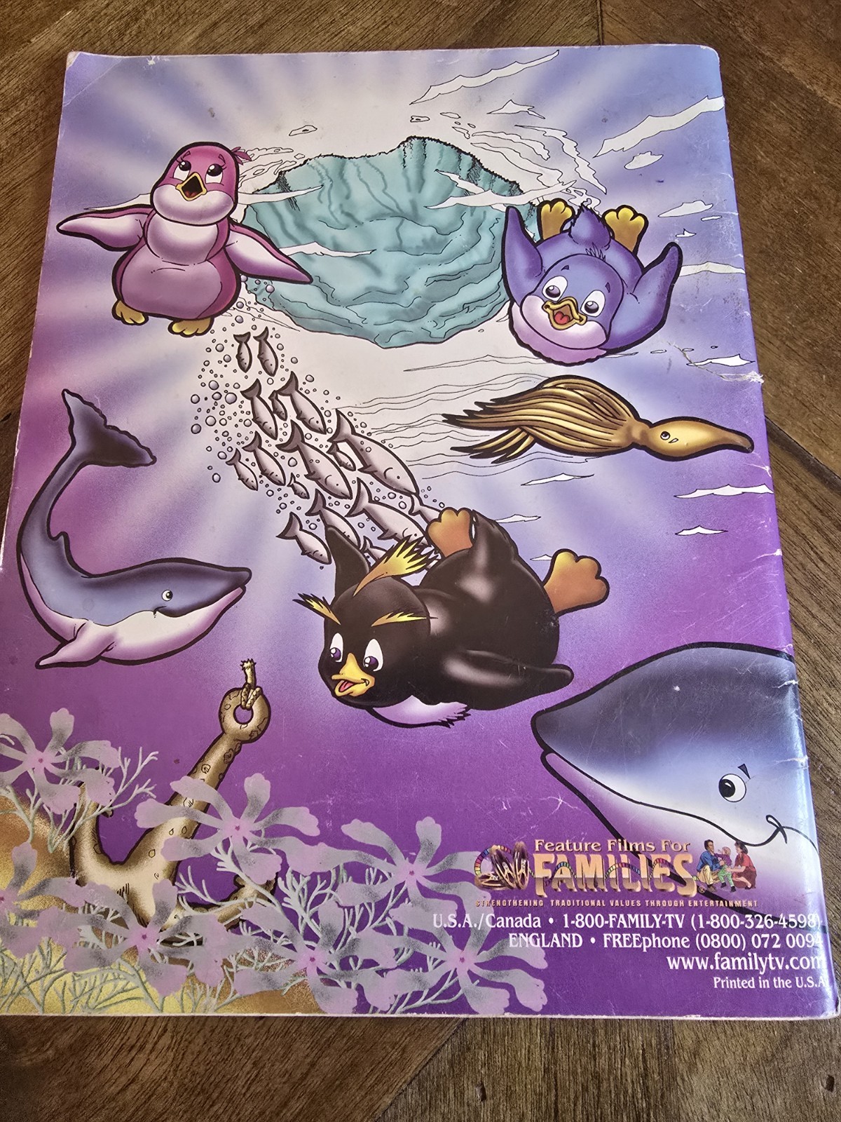 Feature Films For Families Scamper’s Up, Down Fun Book PB Illustrated 2000 Used