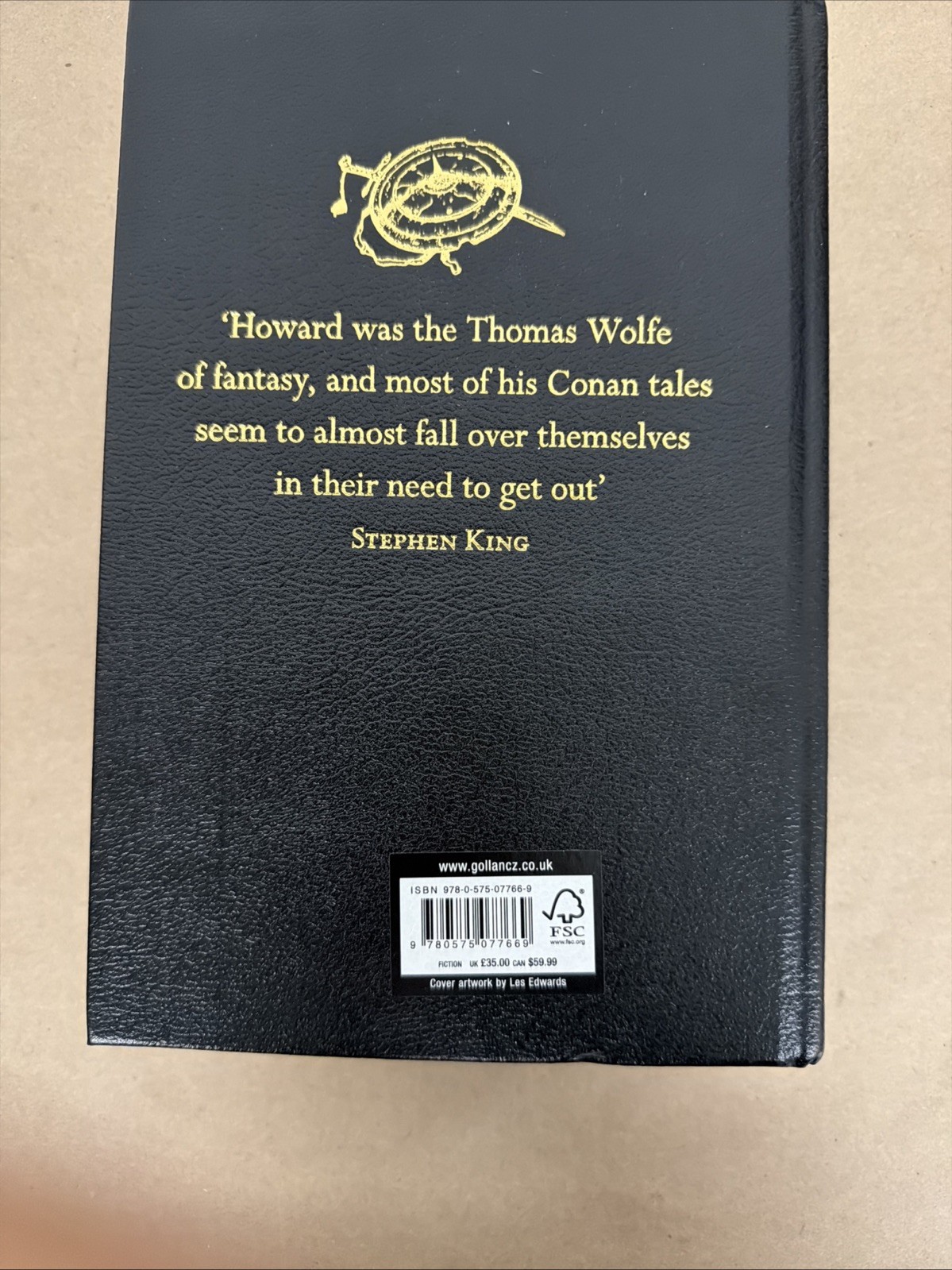 COMPLETE ILLUSTRATED CHRONICLES OF CONAN Robert E Howard Faux Leather Bound