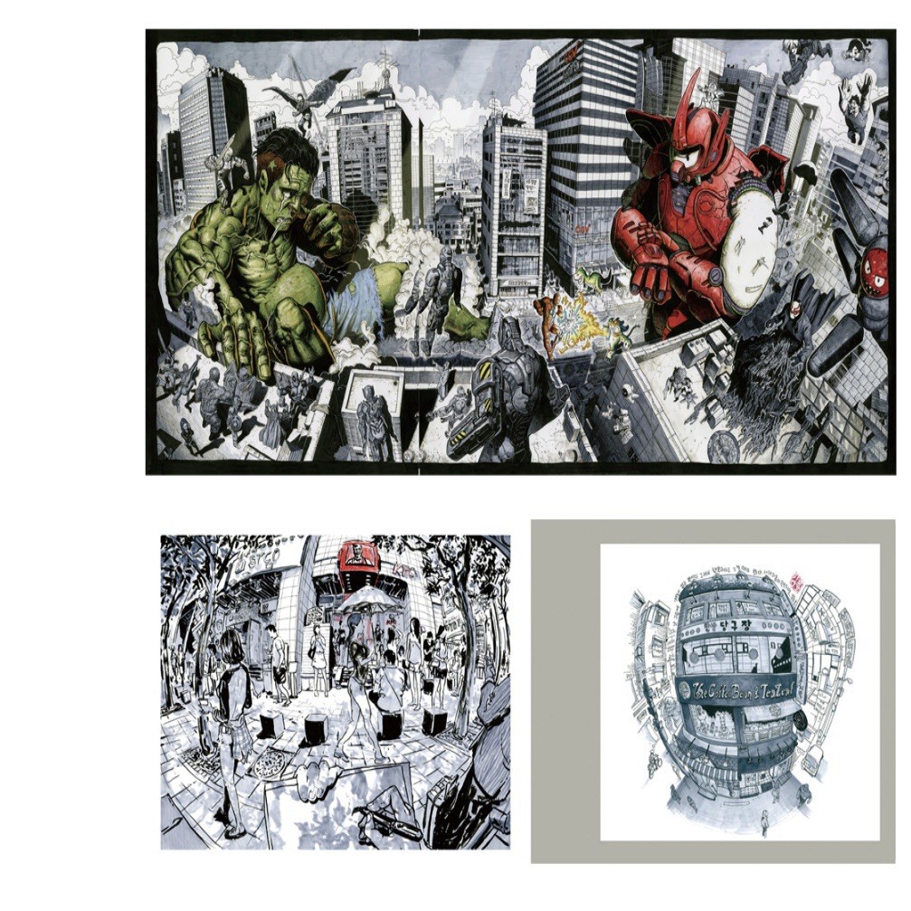 Dongho Kim’s Urban Sketch Collection Book Space Drawing 2016 Vol.1 Dong ho Kim