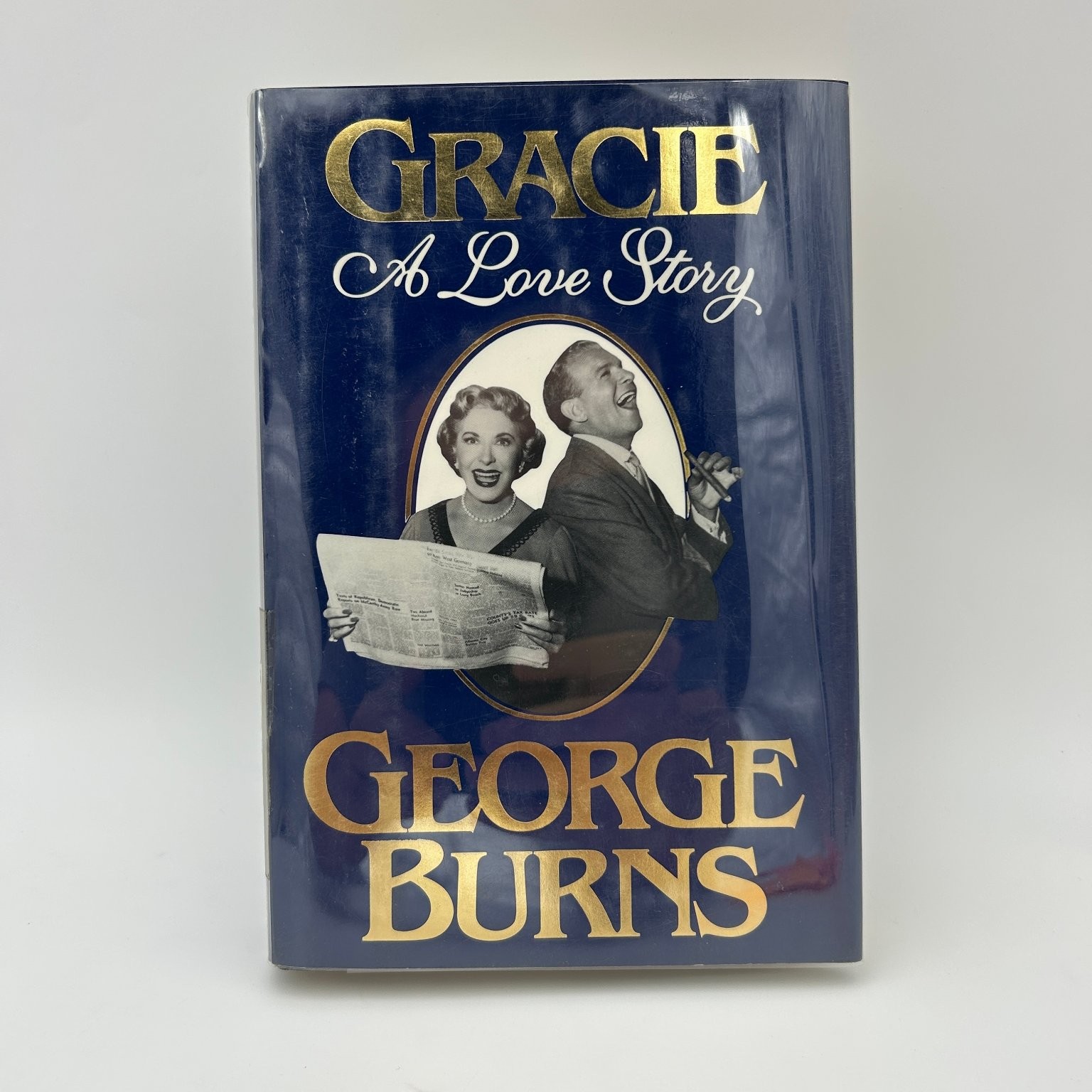Gracie A Love Story George Burns 1988 Signed Biography Putnam Hardcover