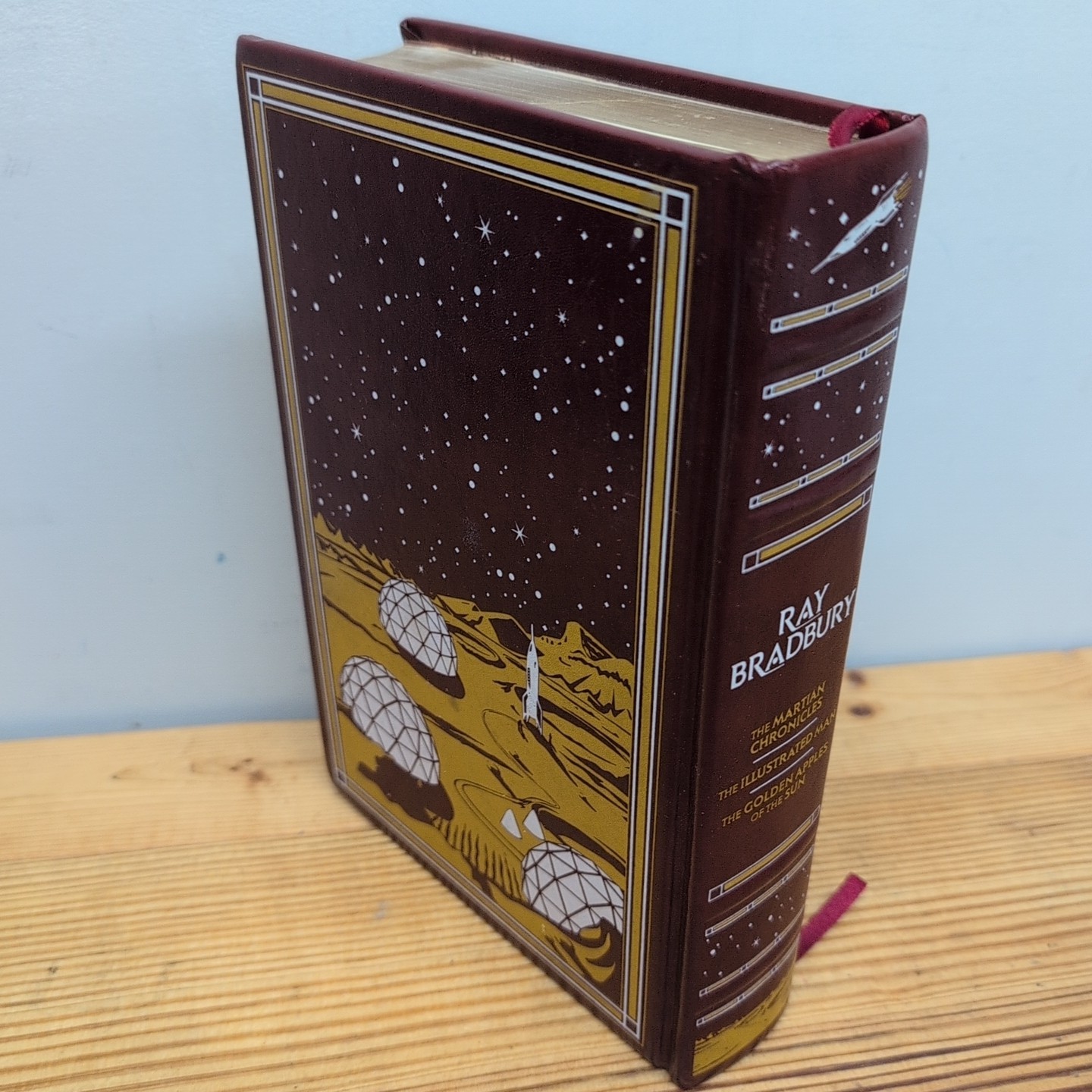 Ray Bradbury. 2010 HC-Leather. Martian Chronicles/Illustrated Man/Golden Apples