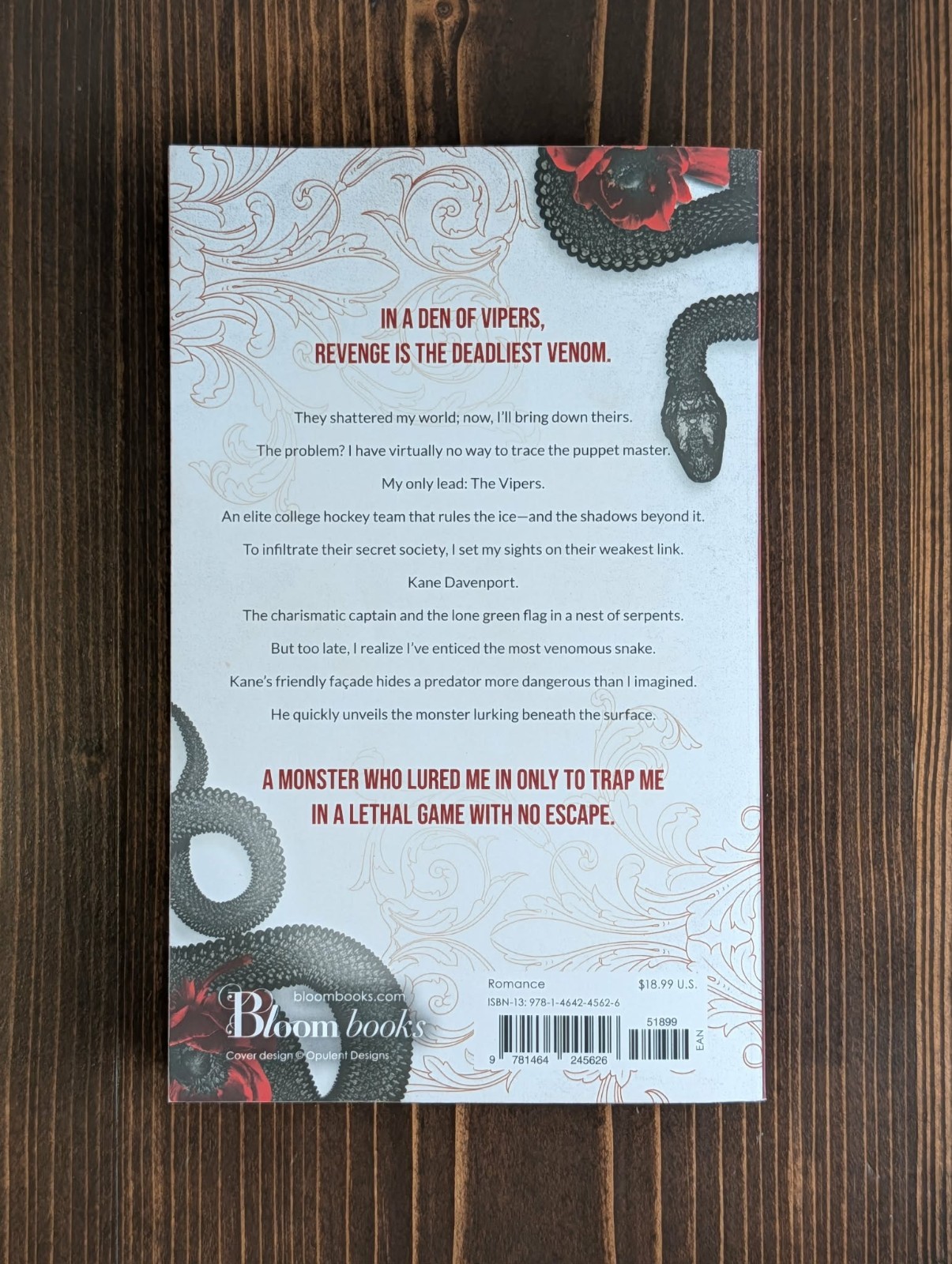 Rina Kent Beautiful Venom Deluxe Edition First Edition Paperback