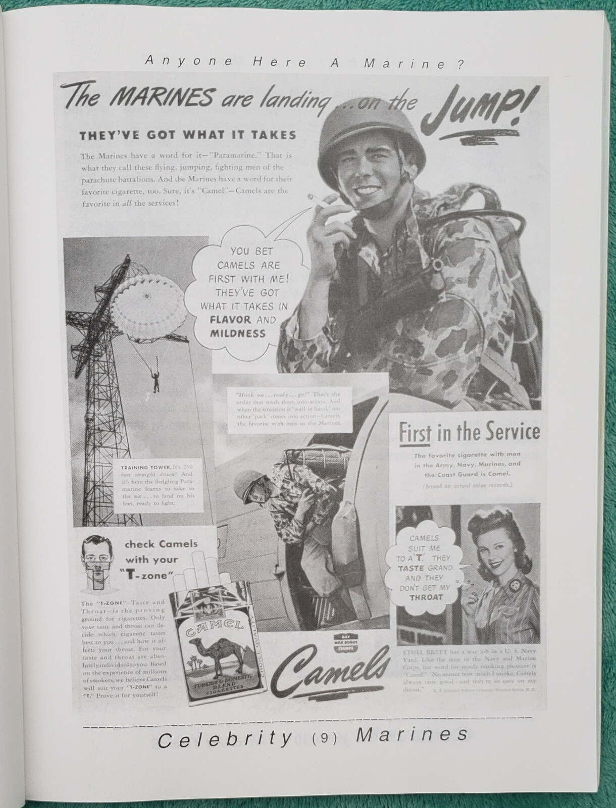 Anyone Here A Marine? Vol. II Celebrity Marines Rare Trade Paperback 184 Pages