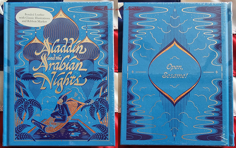 Set of 14 Bonded Leather Hardcover Children Books Peter Pan Alice Little Mermaid