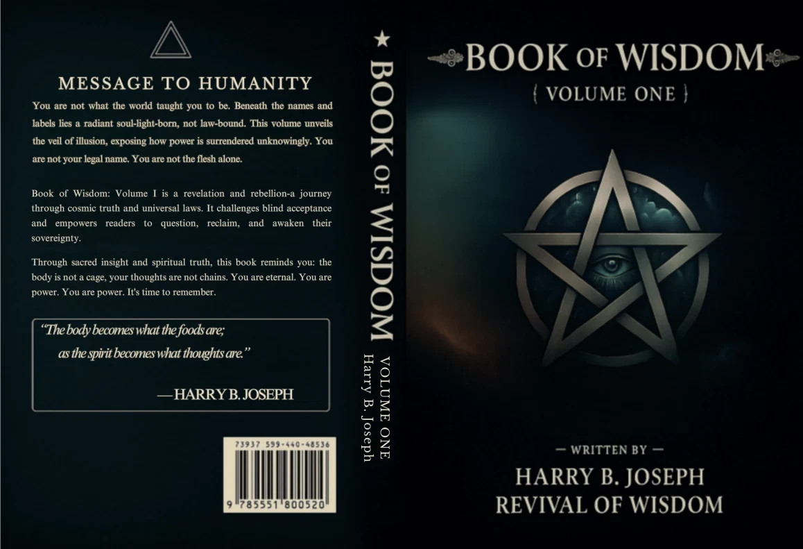 Book of Wisdom Volumes 1 & 2 by Harry B. Joseph (Paperback 2-Book Spiritual Set)